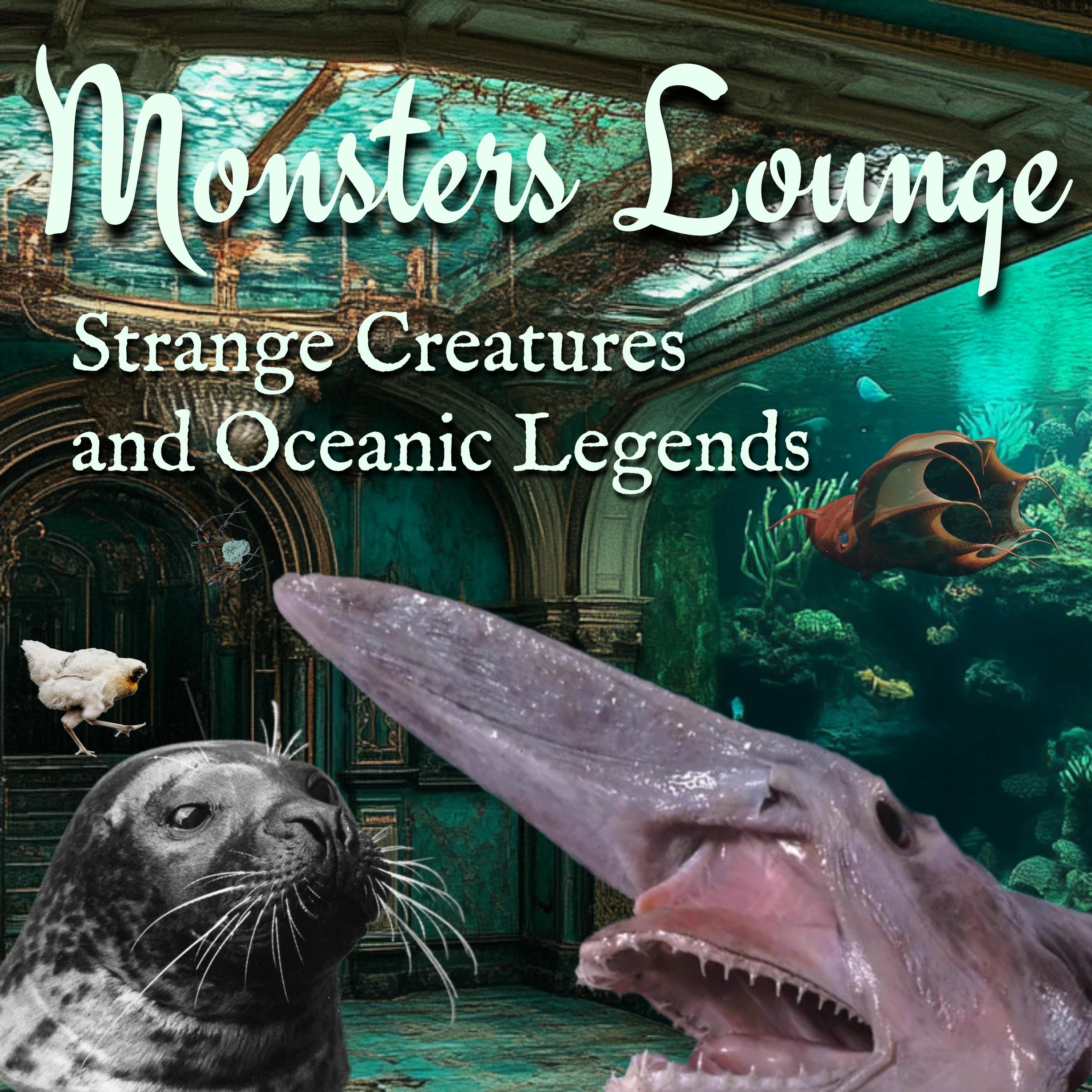 Strange Creatures & Oceanic Legends - Monsters Lounge Podcast episode artwork