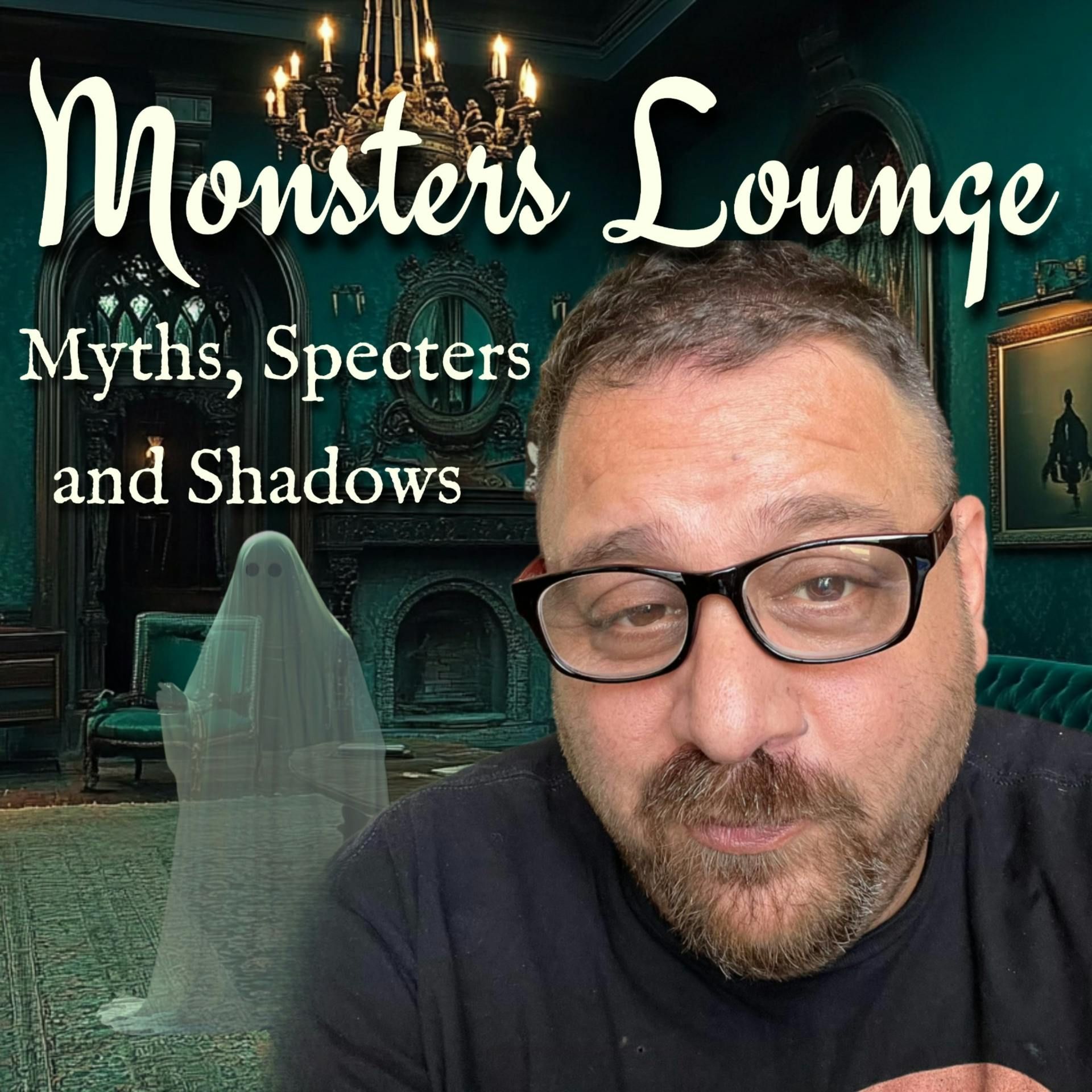 Myths, Specters, and Shadows - Monsters Lounge Podcast episode artwork