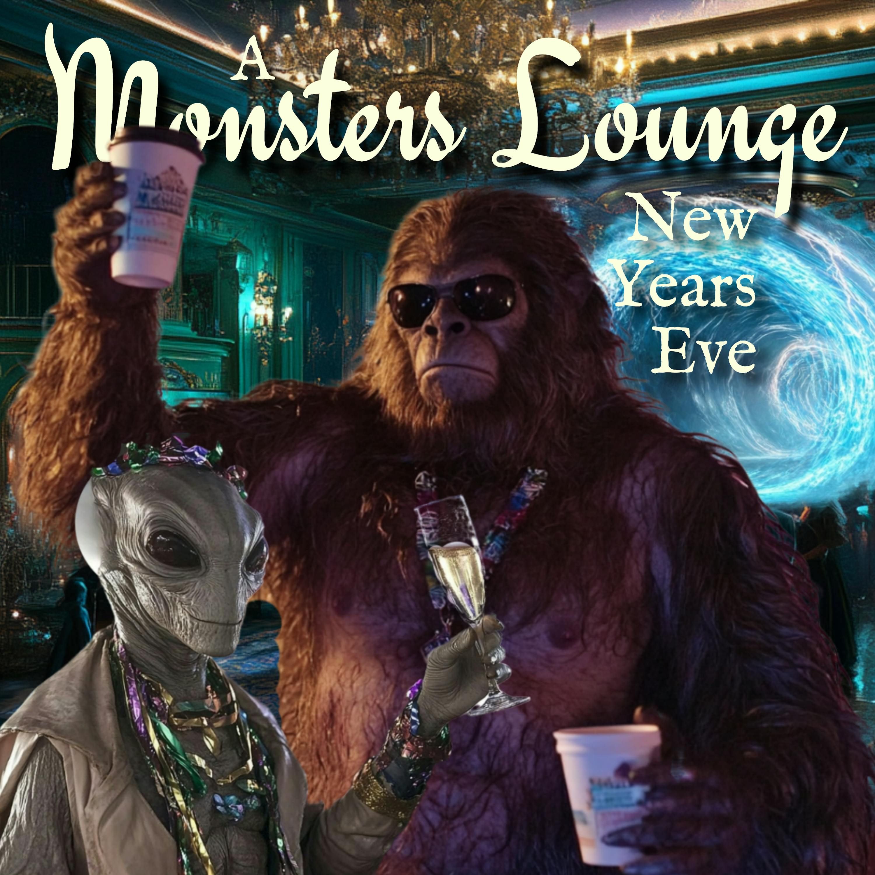 Time Travel, Traditions & Review - A Monsters Lounge New Year's Eve episode artwork