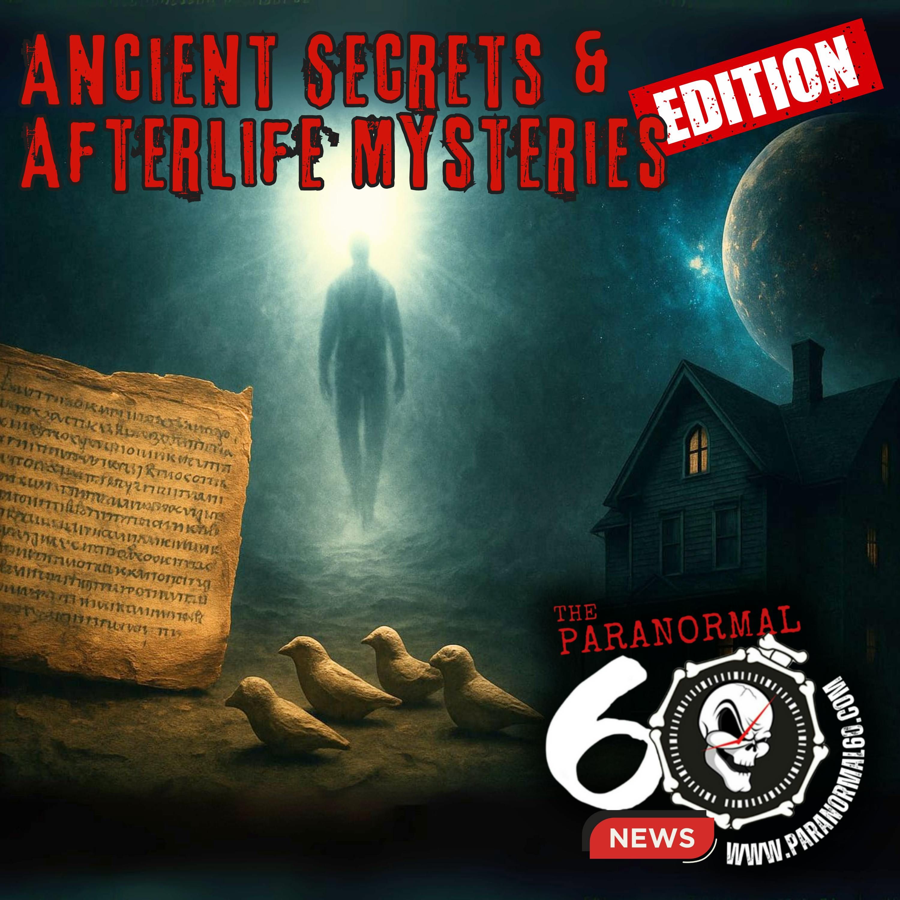 Ancient Secrets & Afterlife Mysteries Edition – The Paranormal 60 News episode artwork