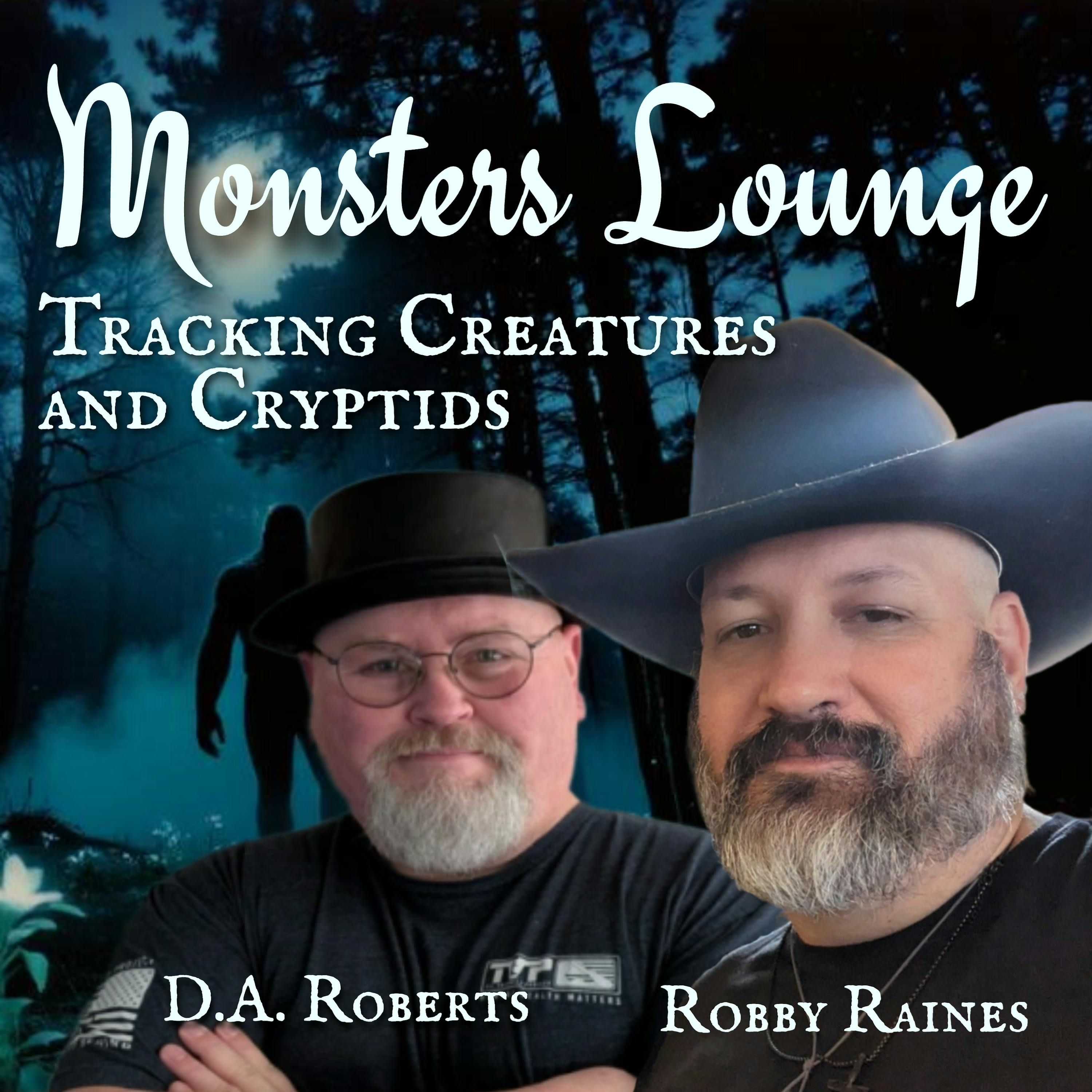 Tracking Creatures and Cryptids - Monsters Lounge Podcast episode artwork