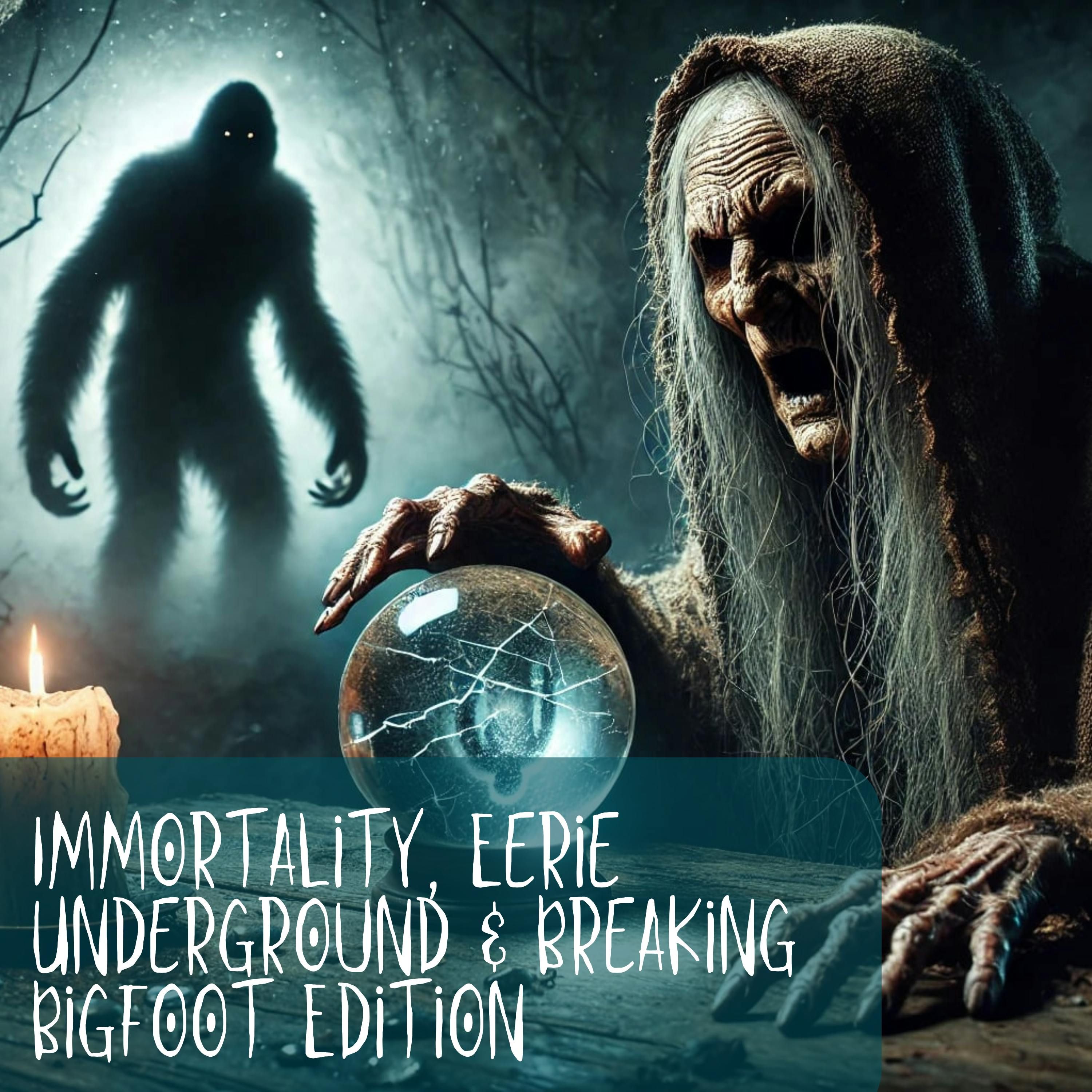 Immortality, Eerie Underground & Breaking Bigfoot Edition – The Paranormal 60 News episode artwork