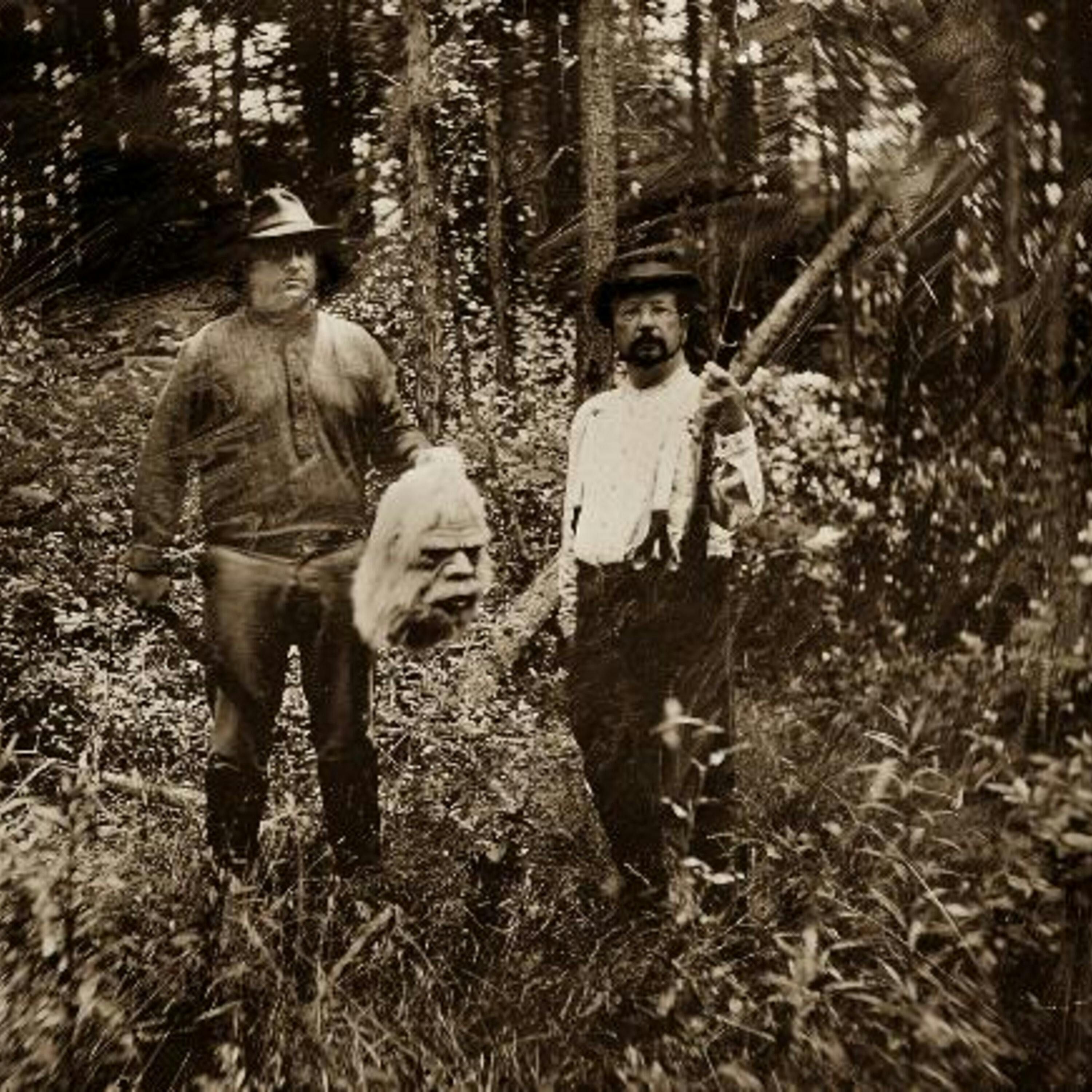 History Bigfoot and Wild Men - A Monsters Lounge Podcast episode artwork