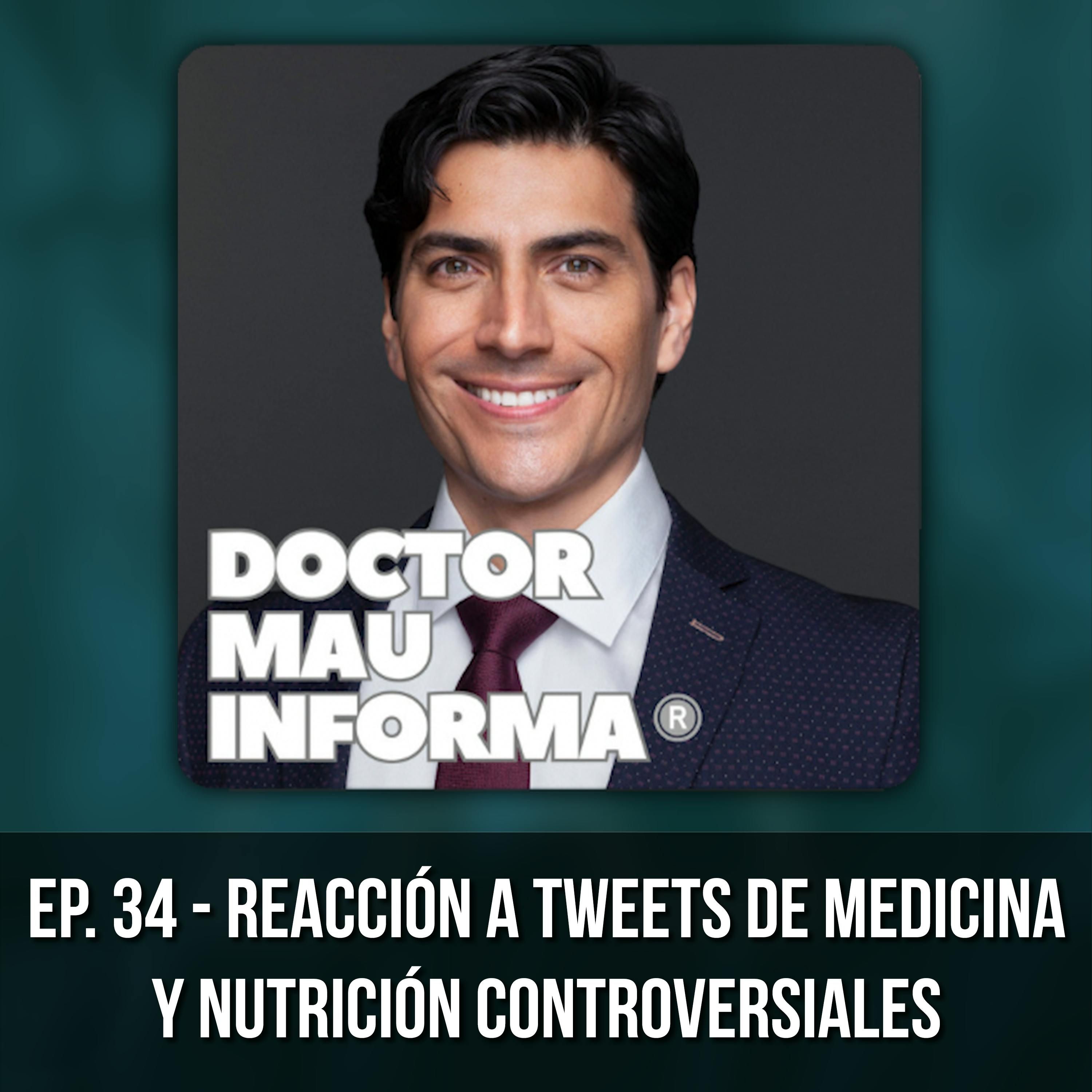 Reacción a tweets de medicina y nutrición controversiales
