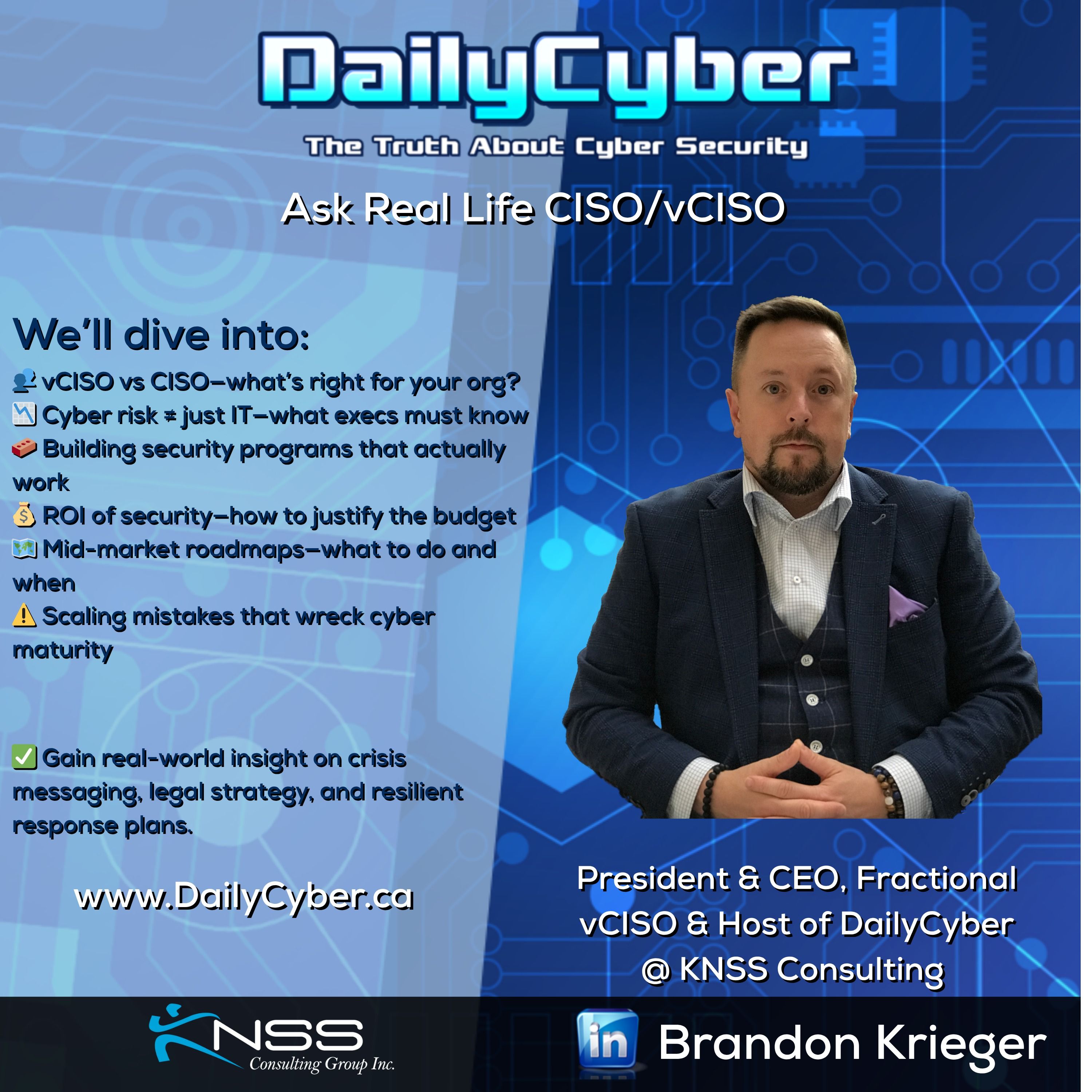 DailyCyber The Truth About Cyber Security with Brandon Krieger