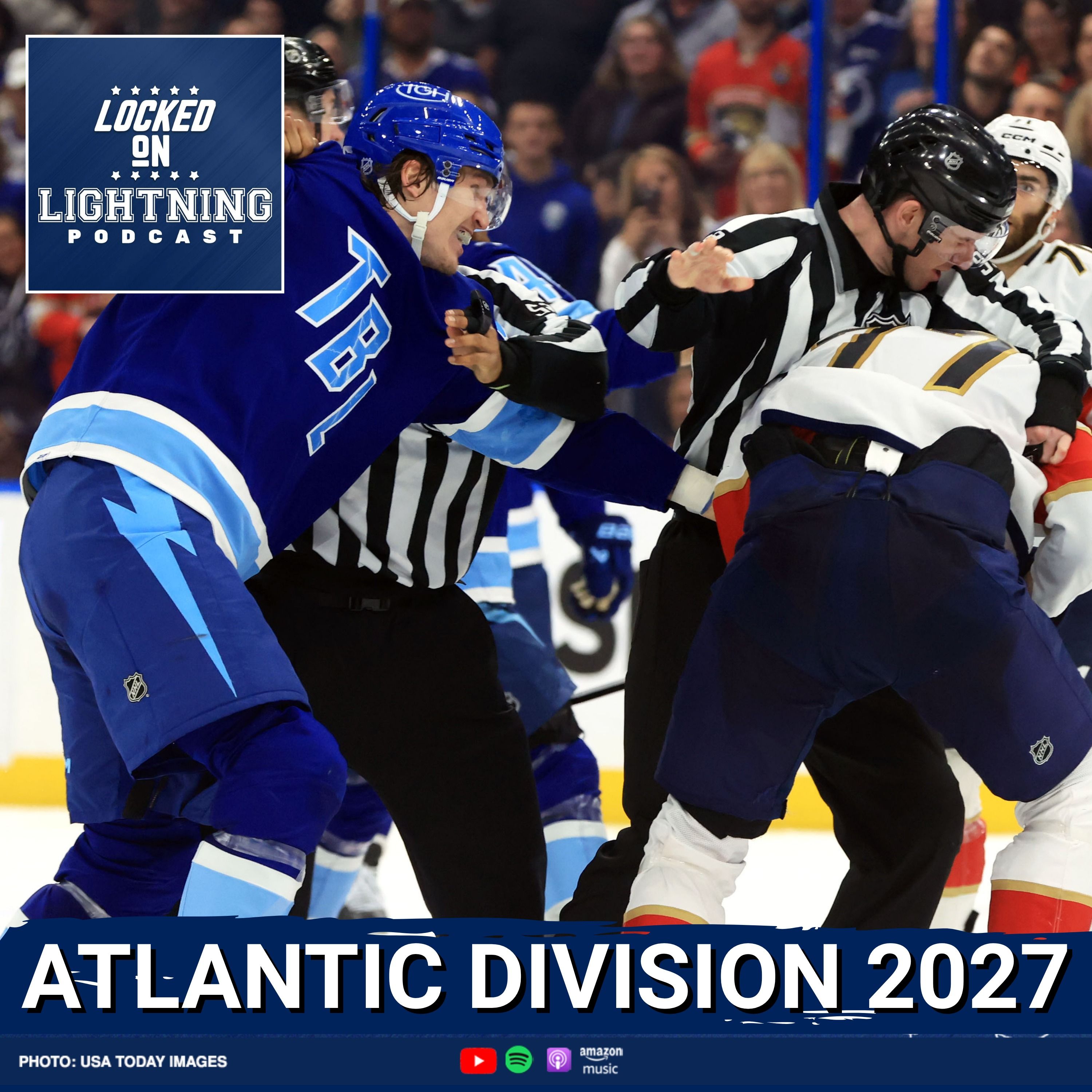 Atlantic Division Power Rankings: How Do the LIGHTNING Stack Up for Next Season? — Locked On Lightning - Daily Podcast On The Tampa Bay Lightning cover