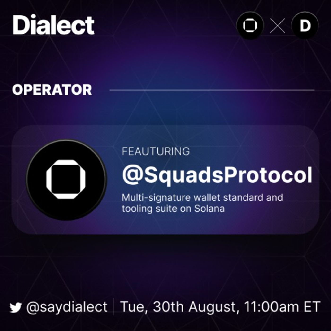 OPERATOR: @SquadsProtocol