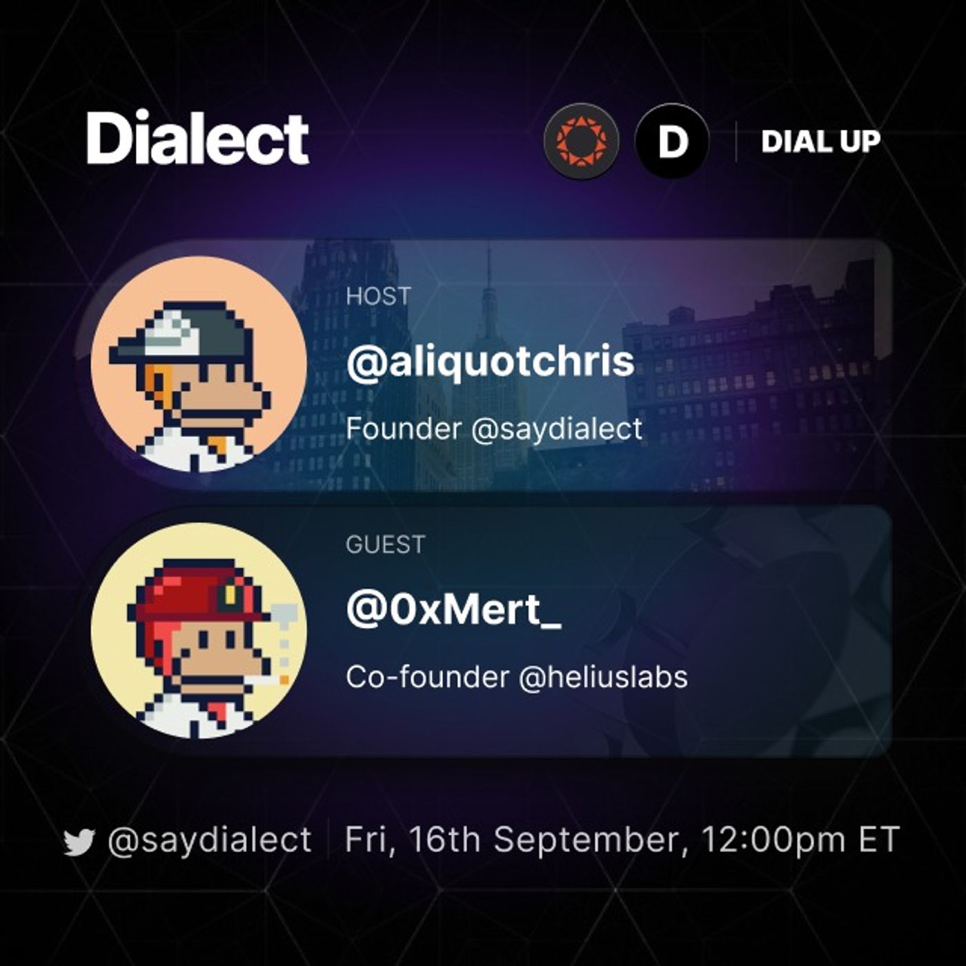 DIAL UP: @0xMert