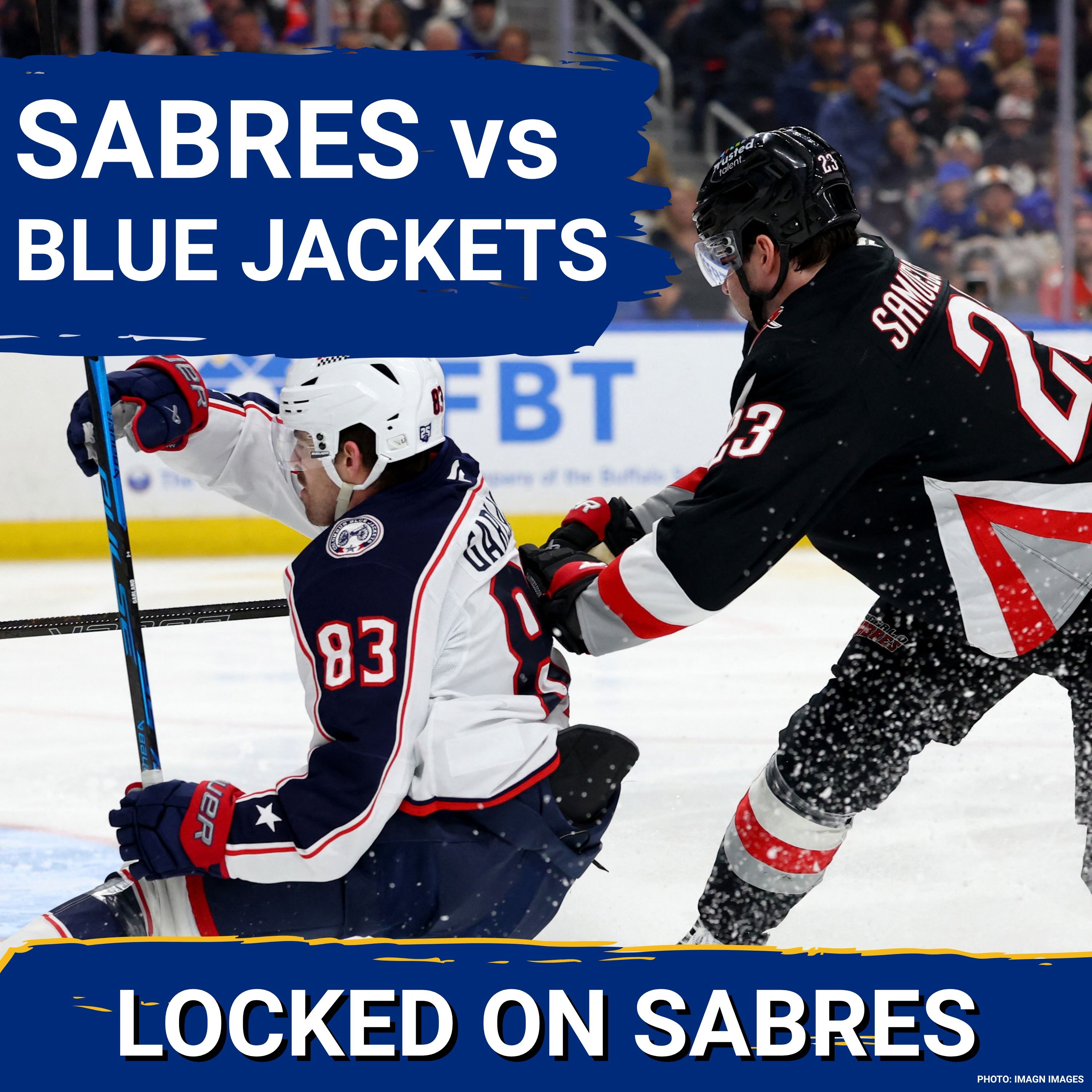 OPENING DAY for the Buffalo Sabres facing the Columbus Blue Jackets