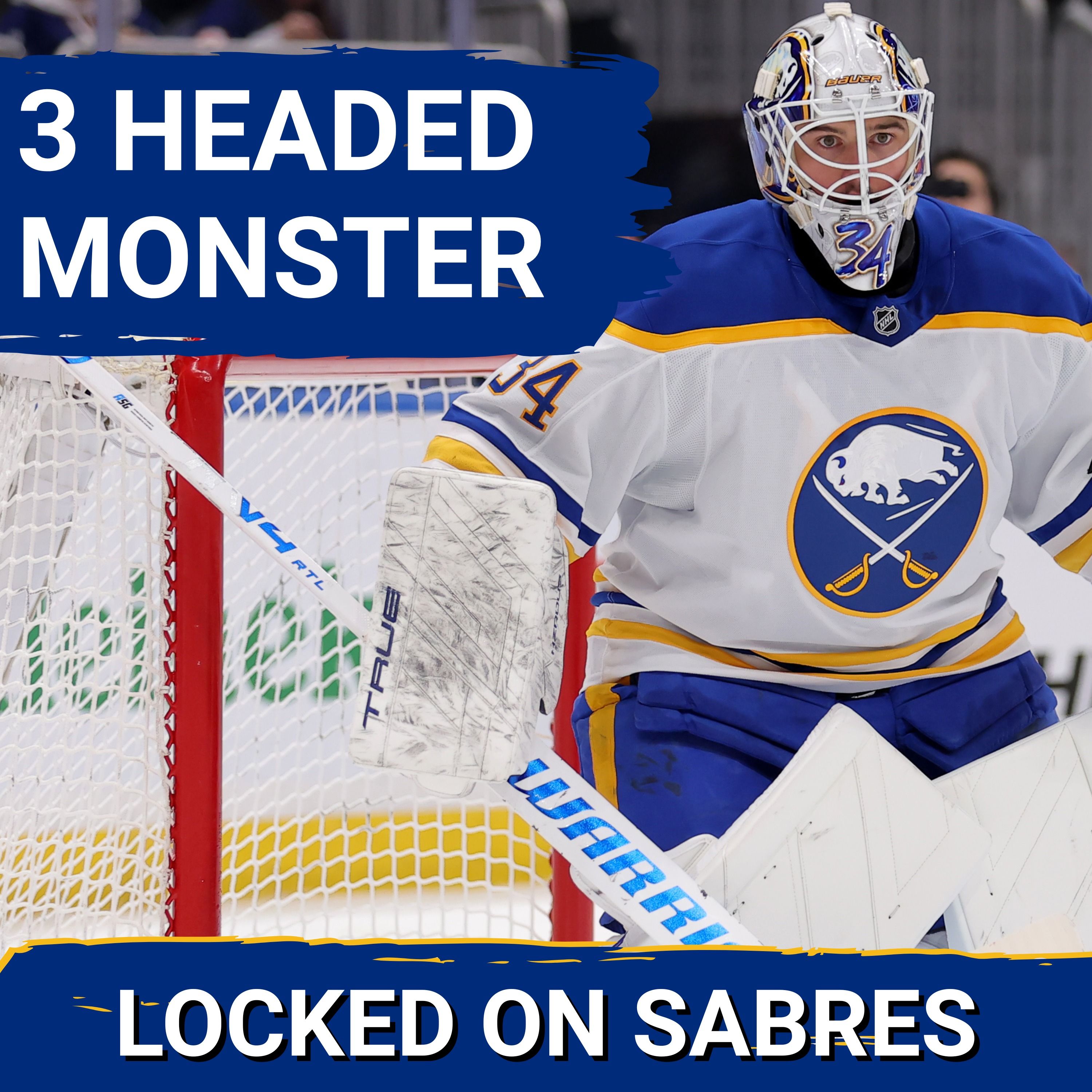 Alex Lyon, Ukko-Pekka Luukkonen, Colten Ellis a three-headed MONSTER for the Buffalo Sabres
