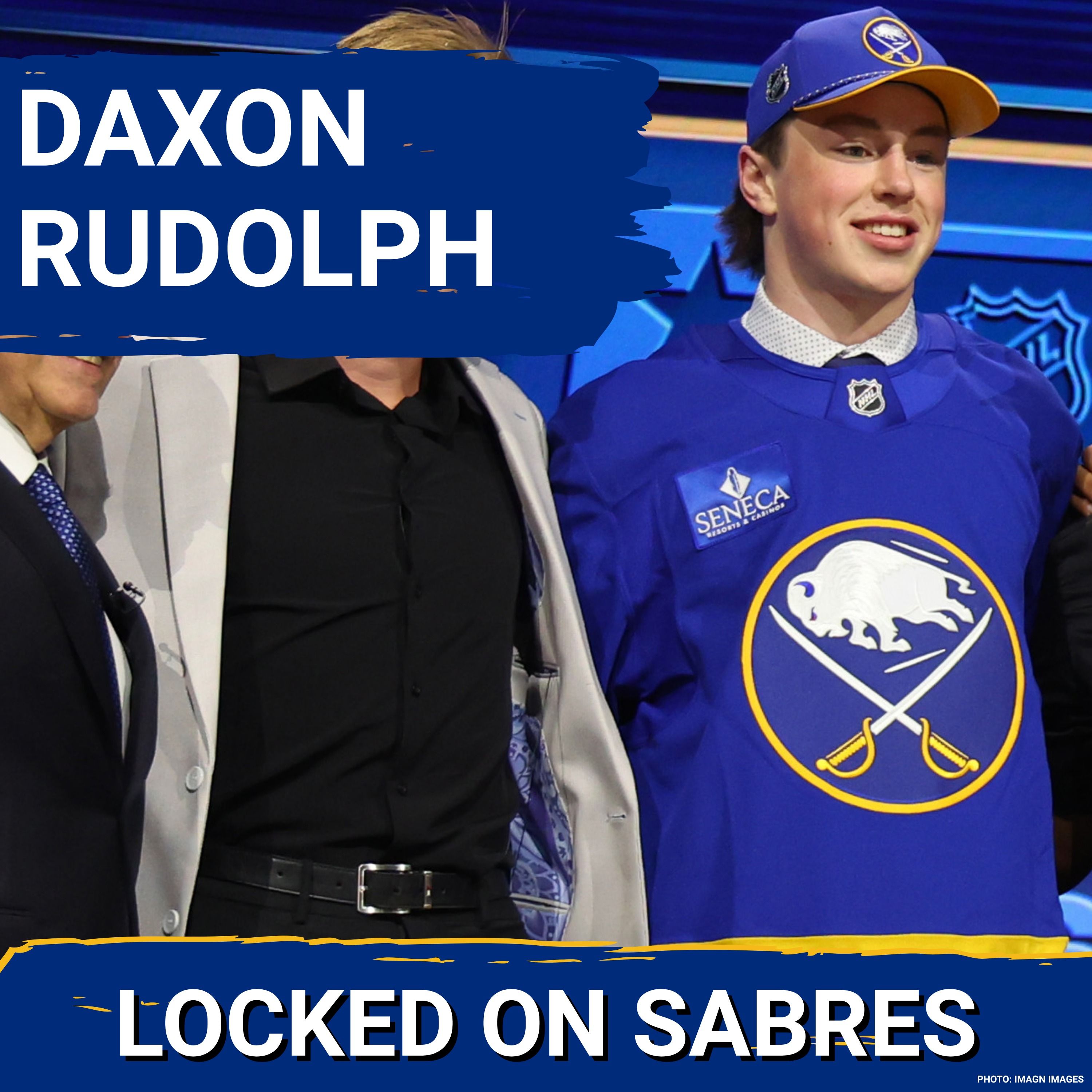 Daxon Rudolph AND Ilia Morozov to Buffalo as the Sabres STAND PAT with their first round picks