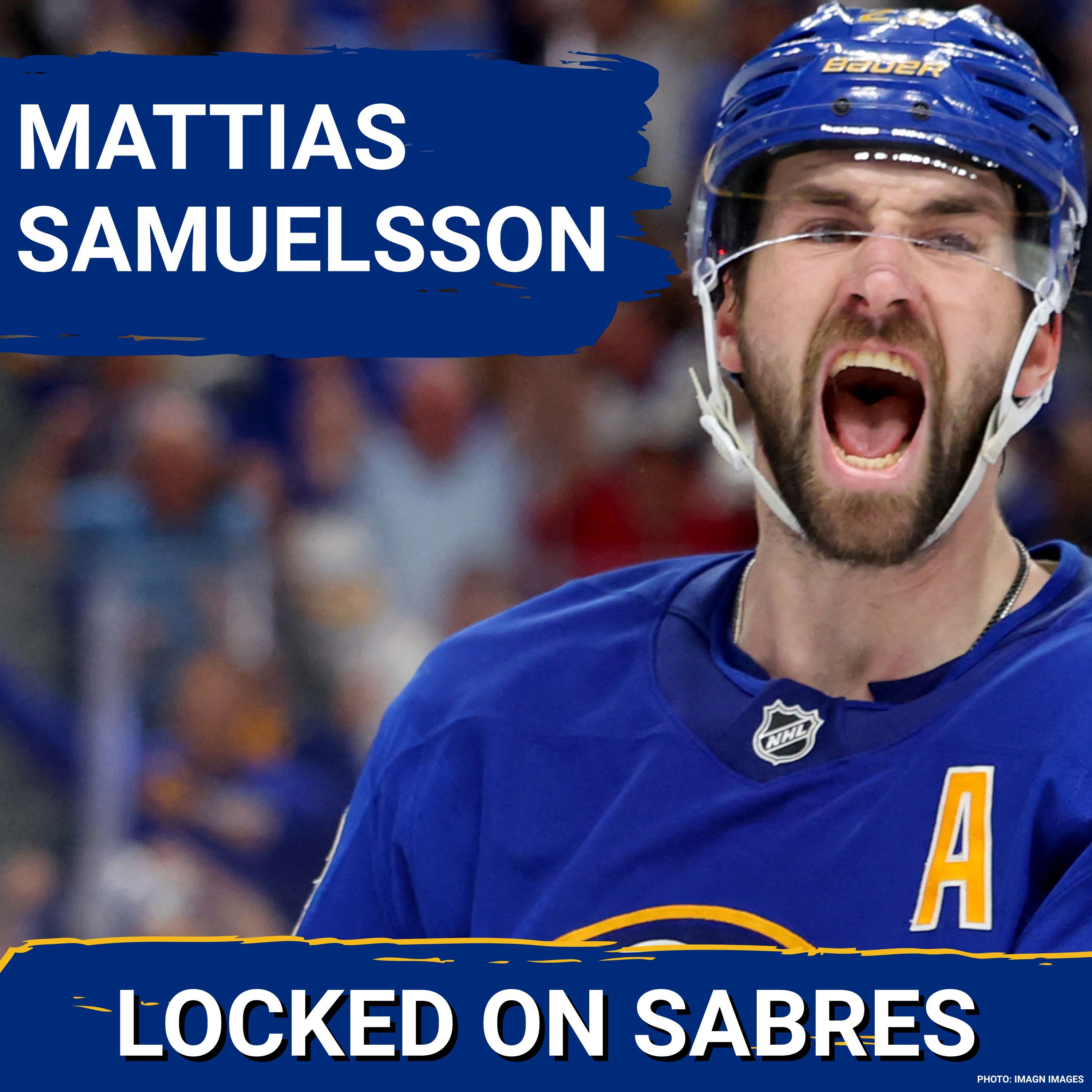 Mattias Samuelsson was the COMEBACK PLAYER OF THE YEAR in the NHL for the Buffalo Sabres