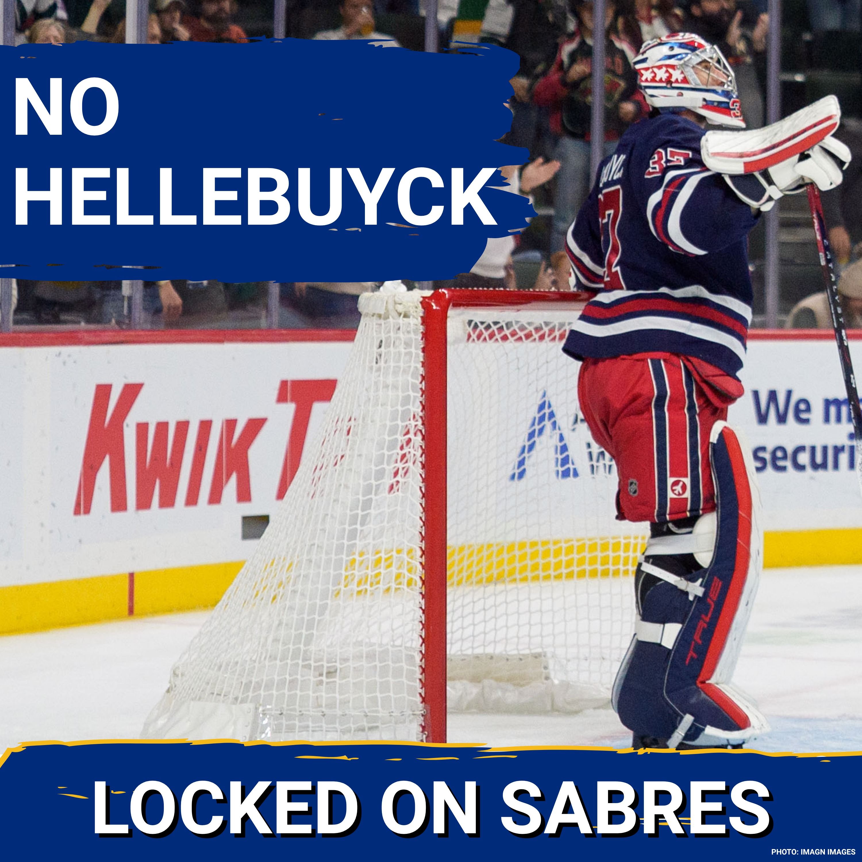 NO CONNOR HELLEBUYCK for the Buffalo Sabres as goalie future now looks cloudy