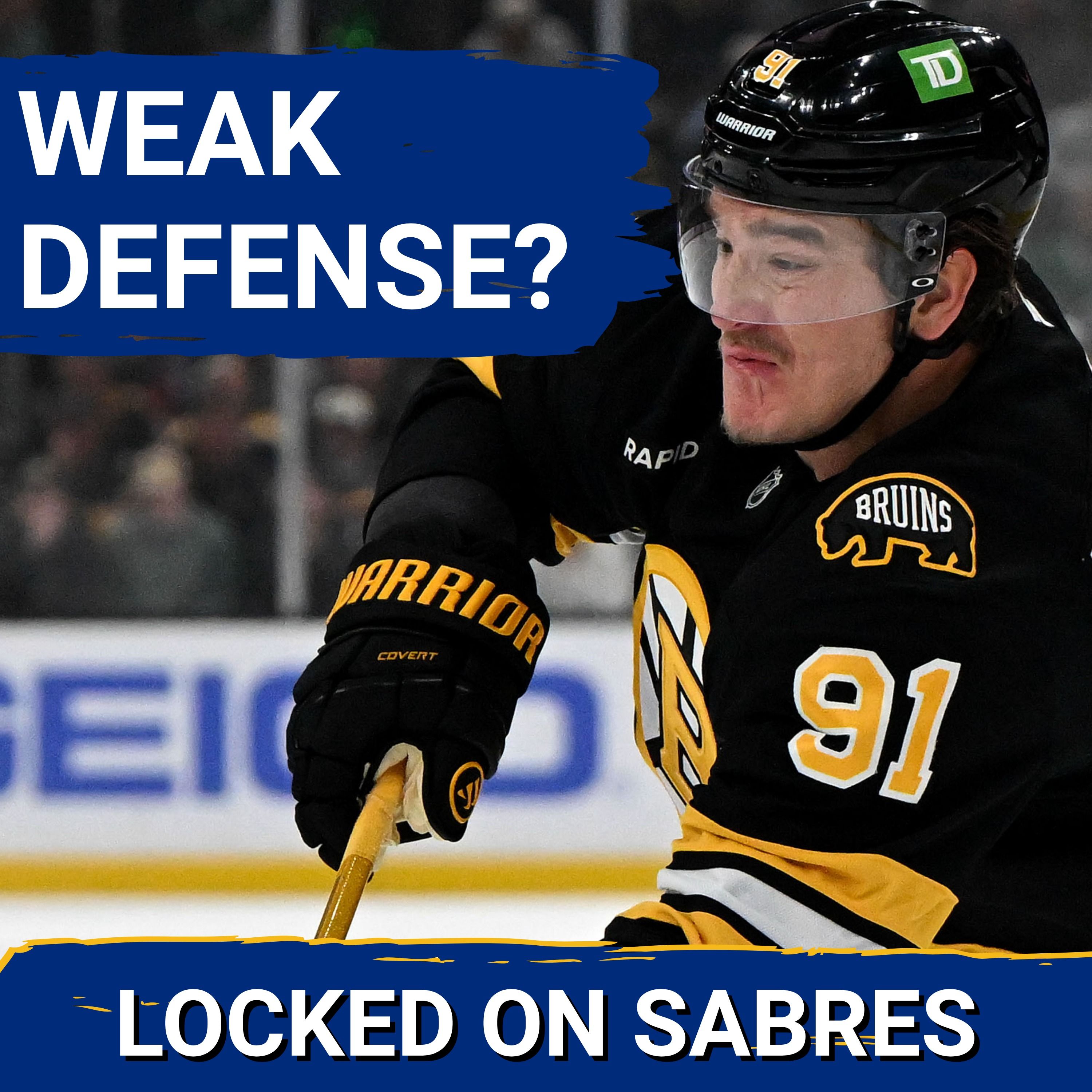 Boston Bruins WEAK DEFENSE can be taken advantage of by the Buffalo Sabres scorers