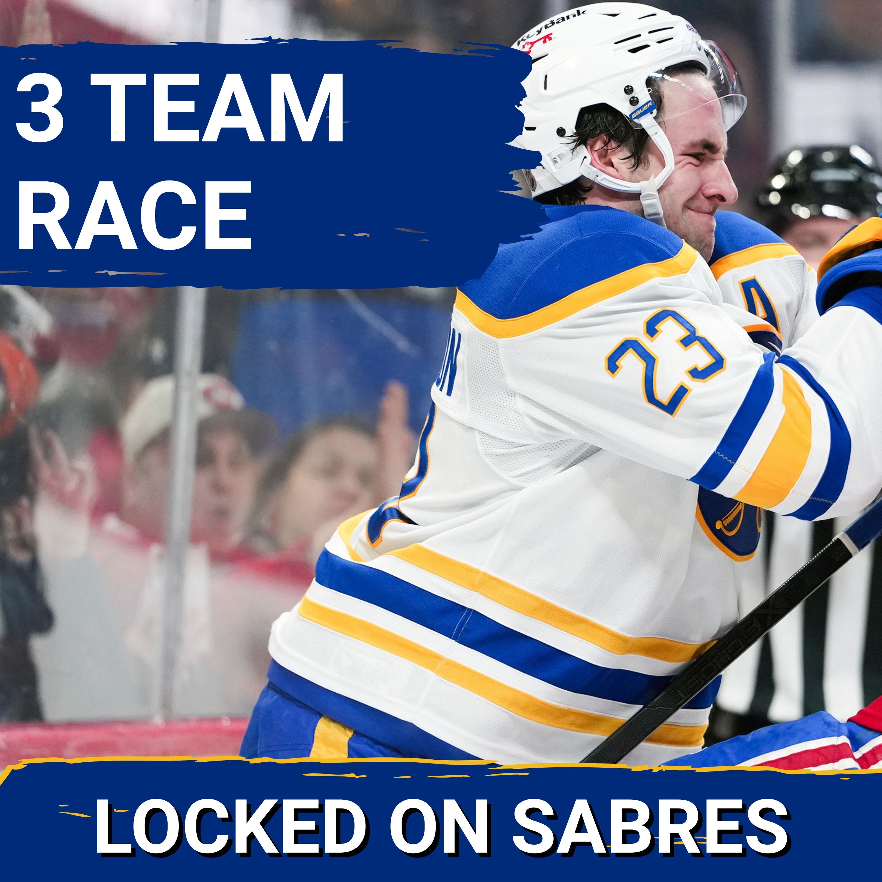 Buffalo Sabres now locked in THREE TEAM RACE in the Atlantic Division with Canadiens and Lightning