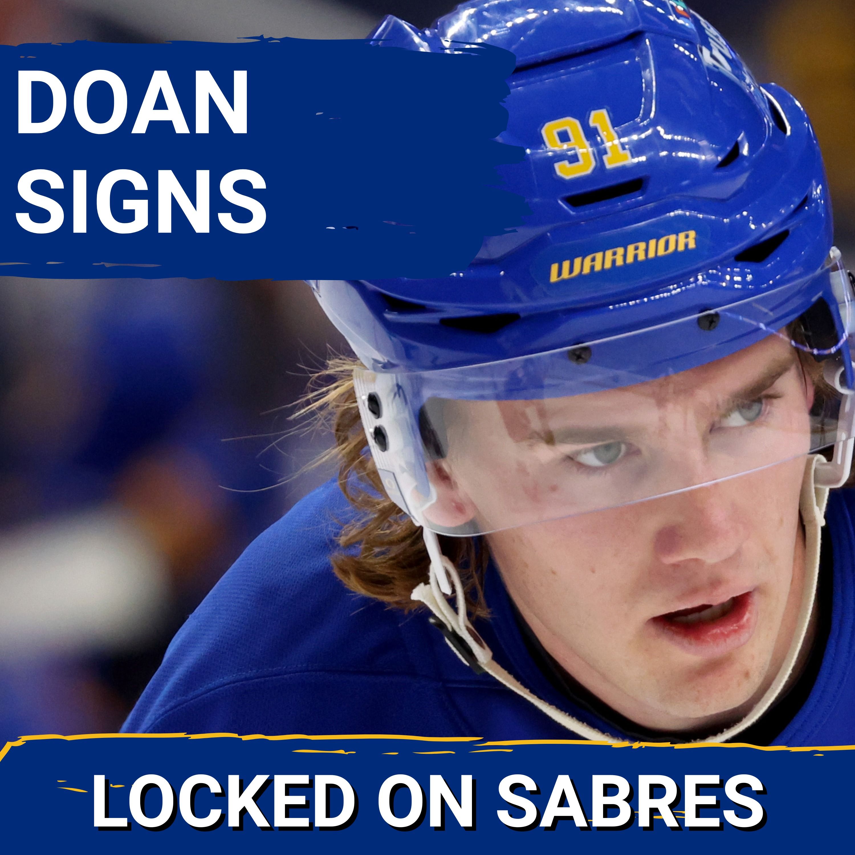 Josh Doan SIGNS UP for seven more years with the Buffalo Sabres during career season