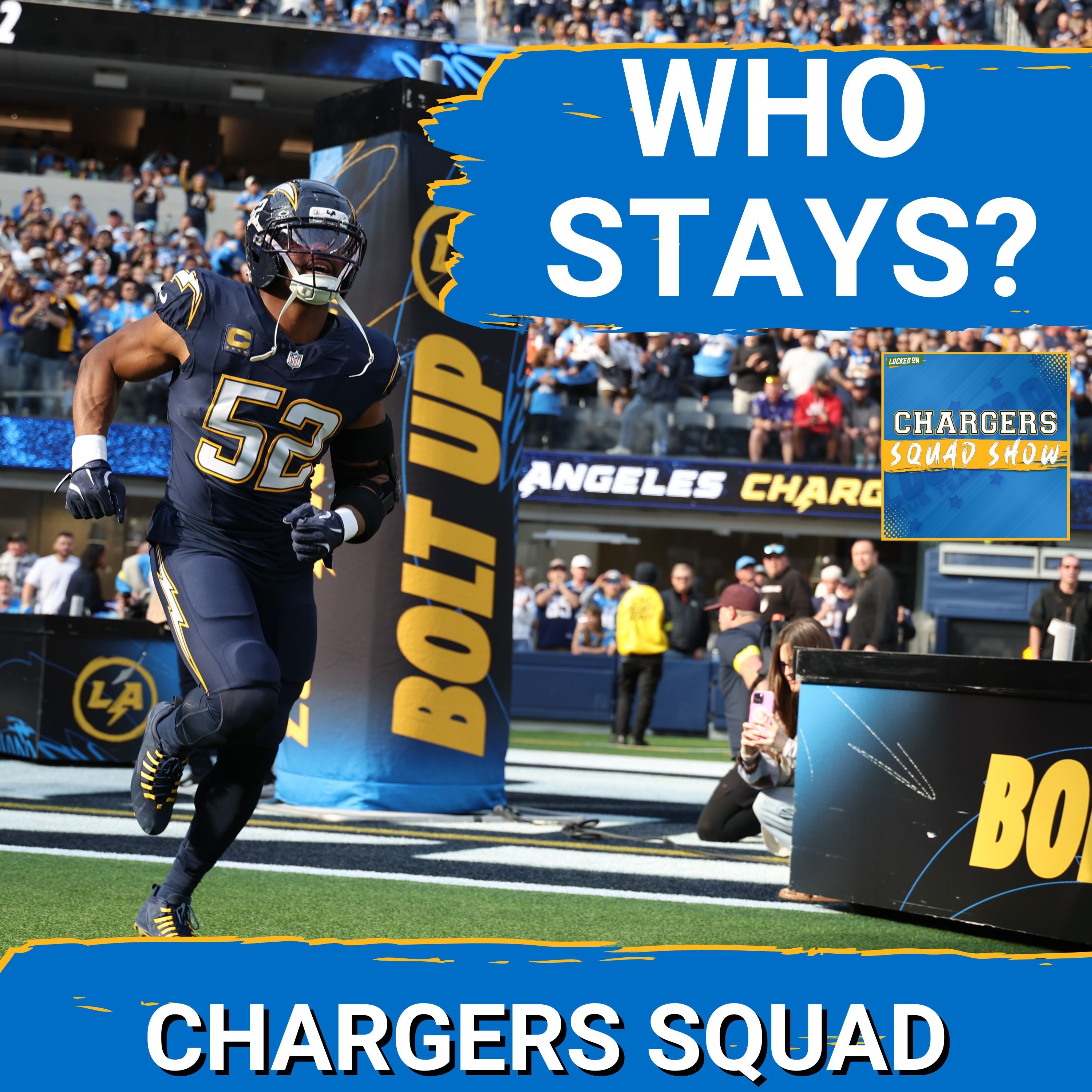 CHARGERS SQUAD: We discuss FREE AGENTS that the CHARGERS should keep