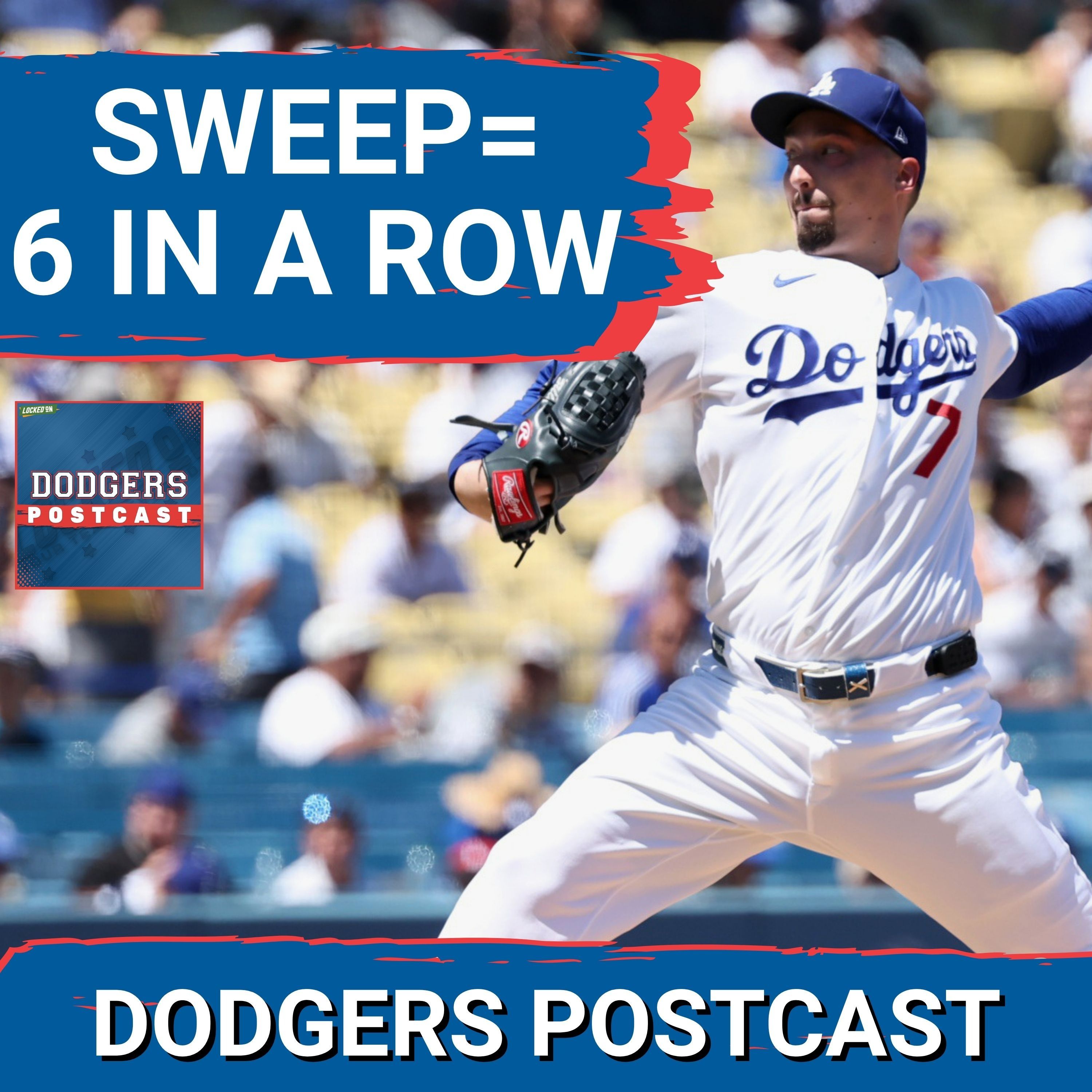 DODGERS POSTCAST: BLAKE SNELL on the mound DOMINATING to wrap up the sweep!