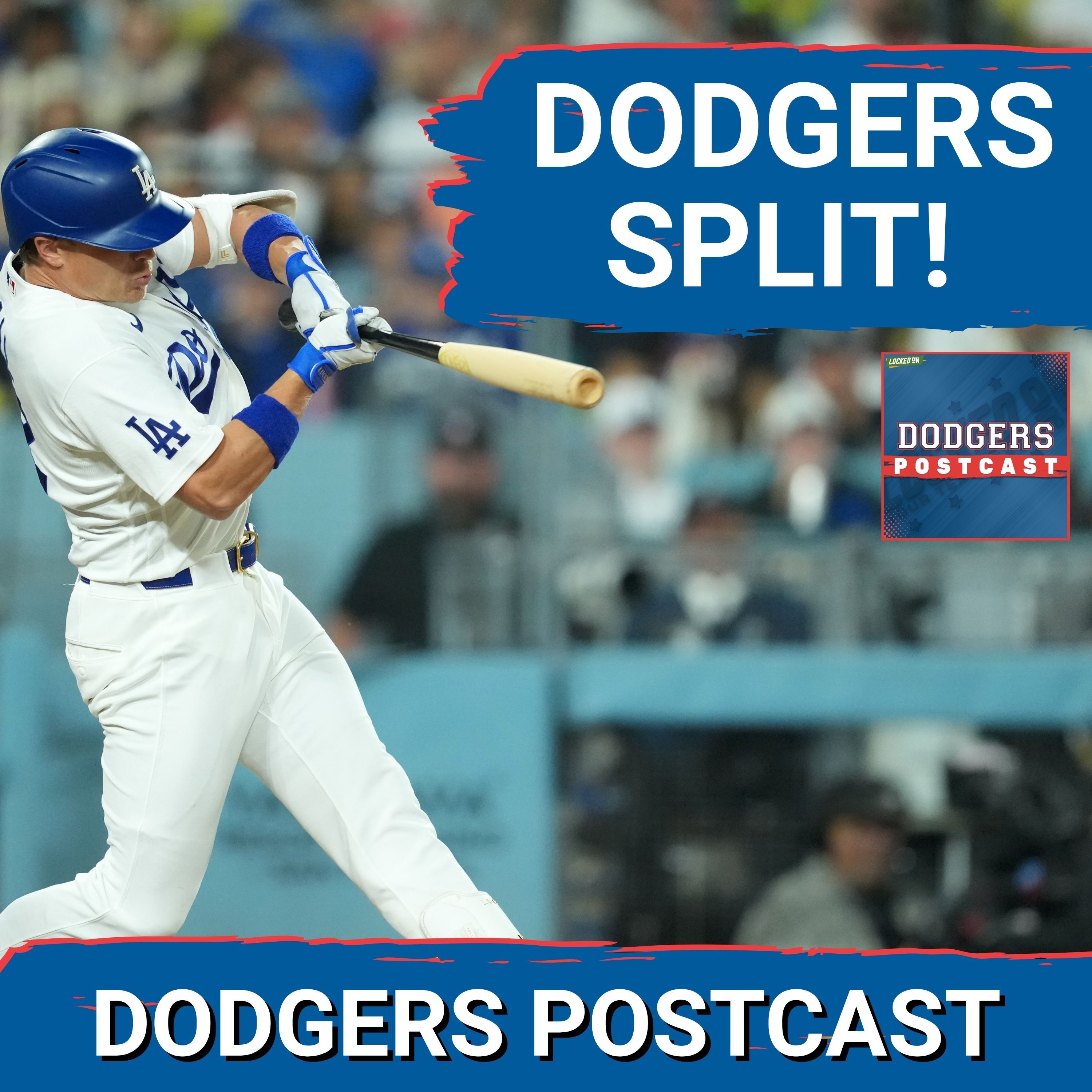 DODGERS POSTCAST: Teoscar Hernandez swinging a HOT BAT with a DOUBLE  DOUBLE
