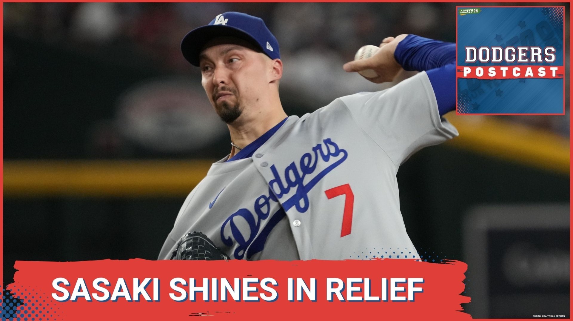 DODGERS POSTCAST: Dodgers get a positive surprise from the bullpen in a MIRACULOUS extra inning win.
