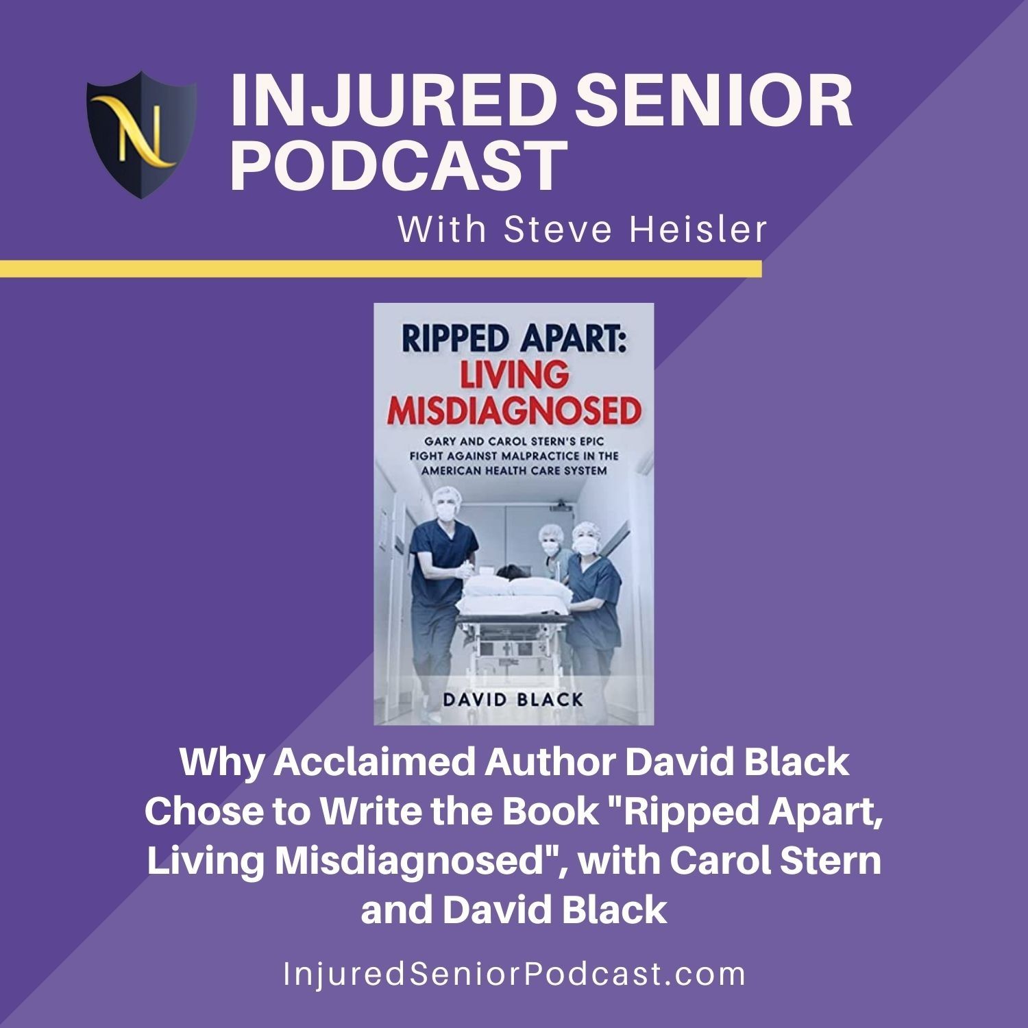 Why Acclaimed Author David Black Chose to Write the Book "Ripped Apart, Living Misdiagnosed", with Carol Stern and David Black