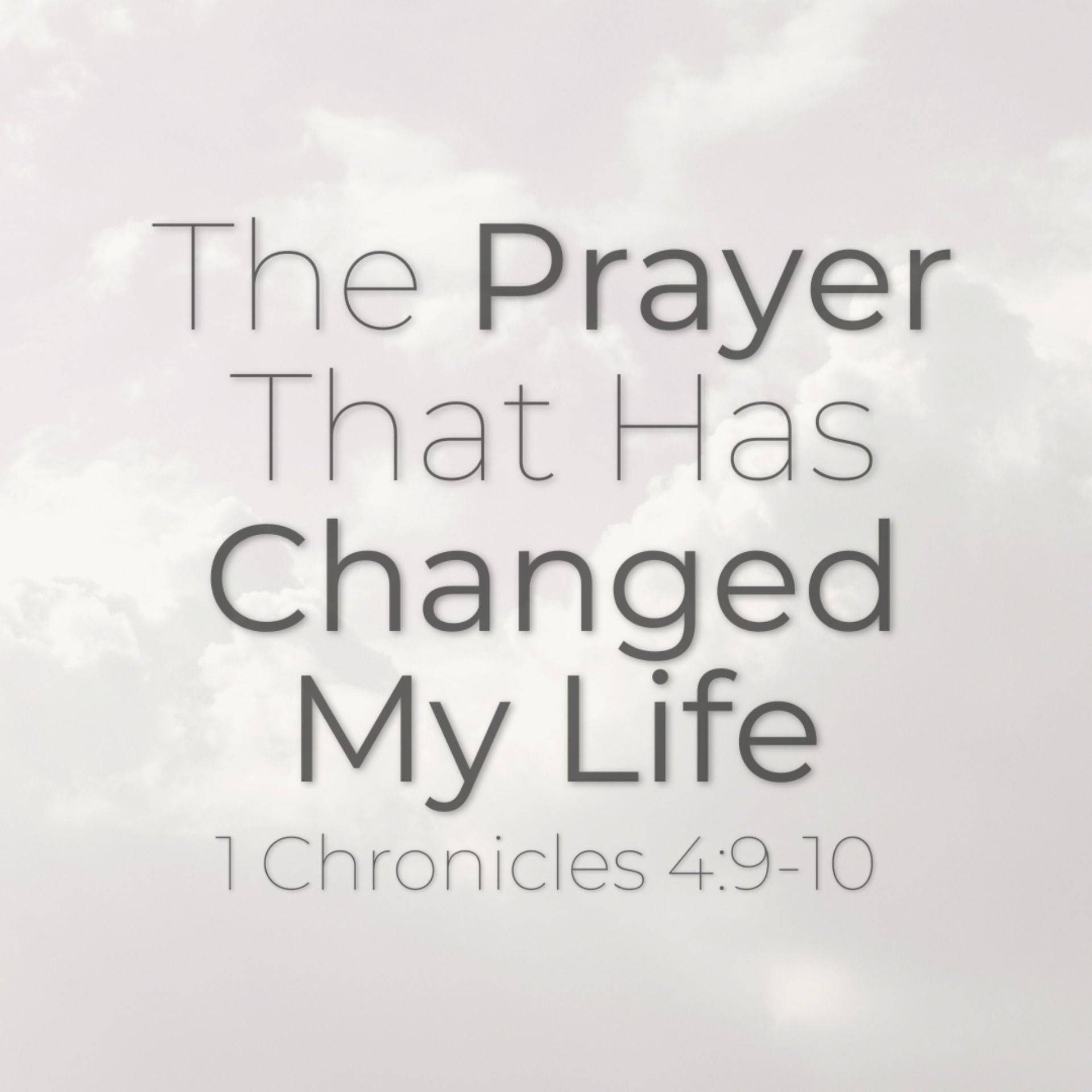 The Prayer that Has Changed My Life - 1 Chronicles 4:9-10 - 2026-01-11 episode artwork