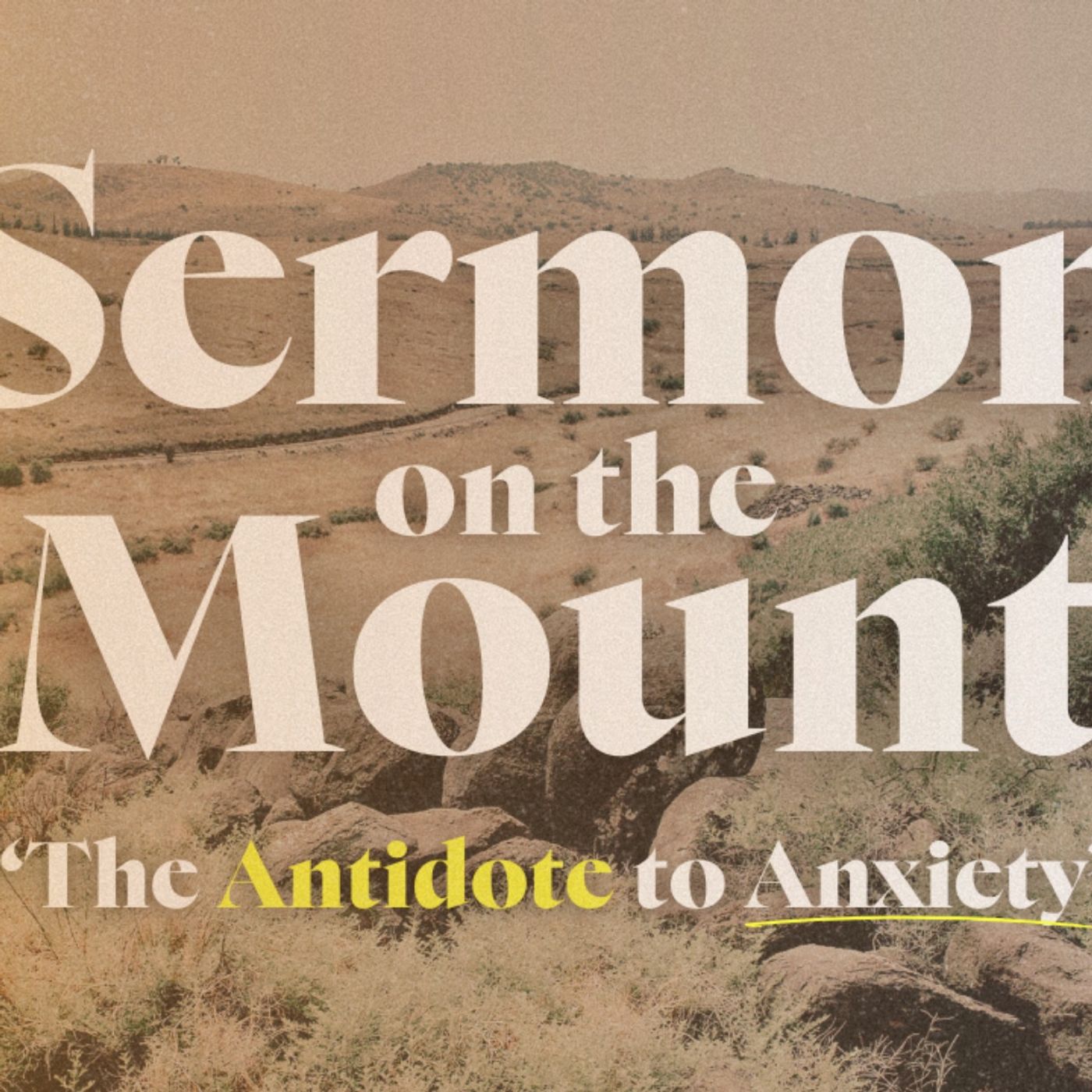 The Antidote To Anxiety (Aug 25, 2024) Matthew 6:25-34