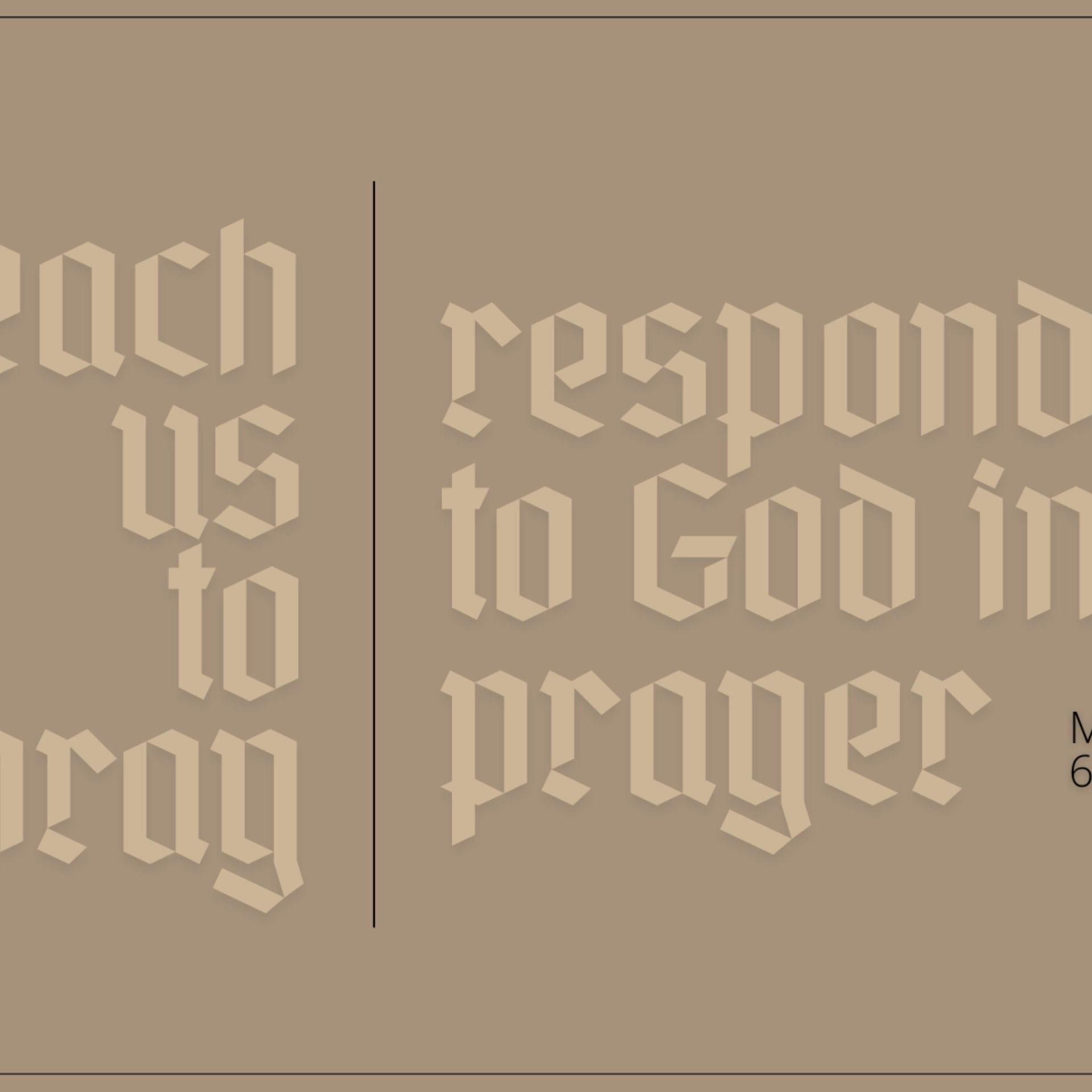 Responding To God In Prayer - Matthew 6:10 - November 23, 2025 episode artwork