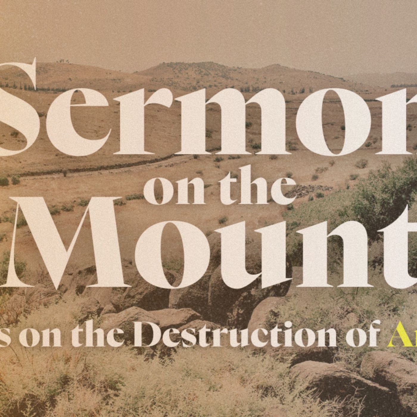 “Sermon on the Mount” - Jesus on the Destruction of Anger - Matthew 5:21-26 - 06/09/2024 episode artwork