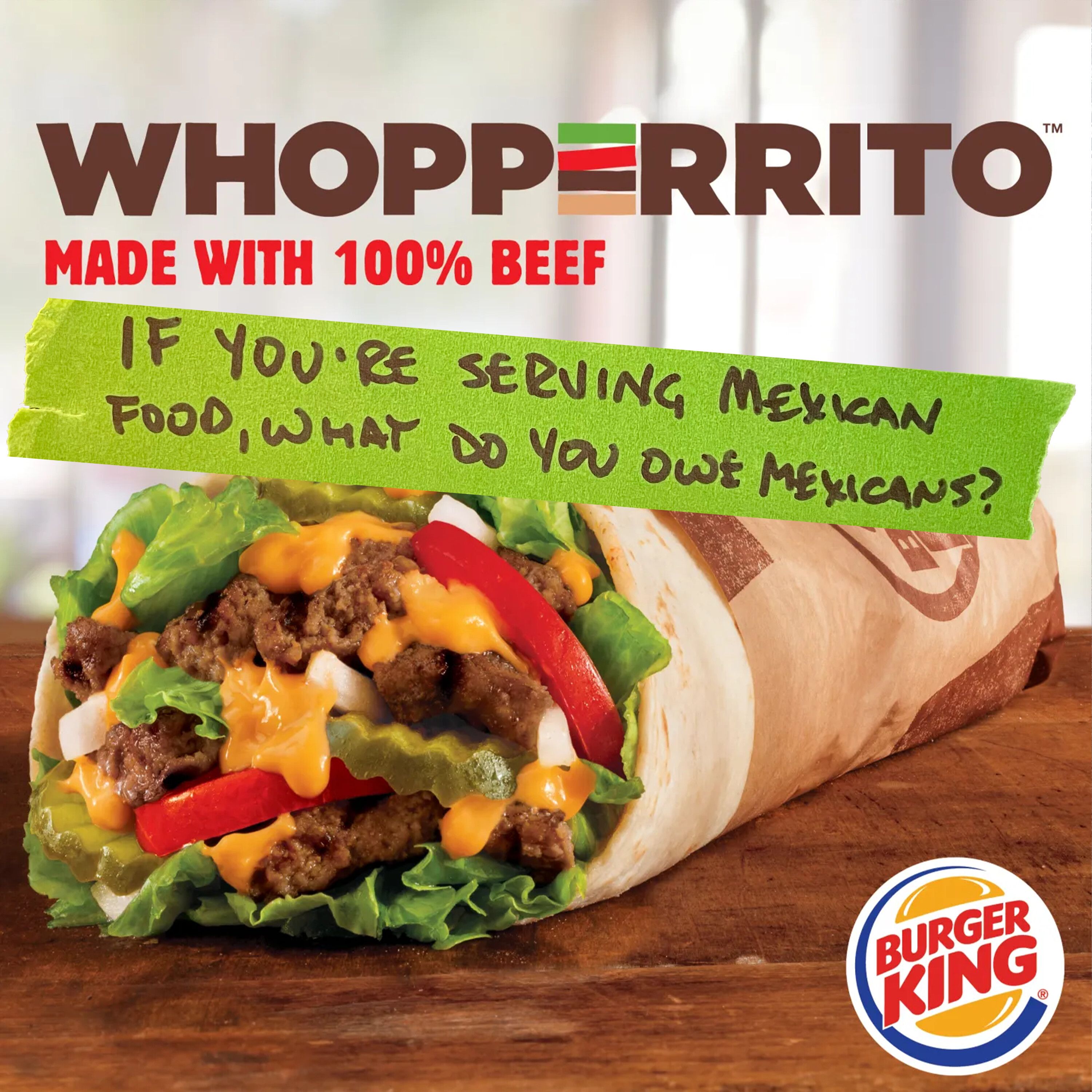 If you’re selling Mexican food, what do you owe Mexicans?