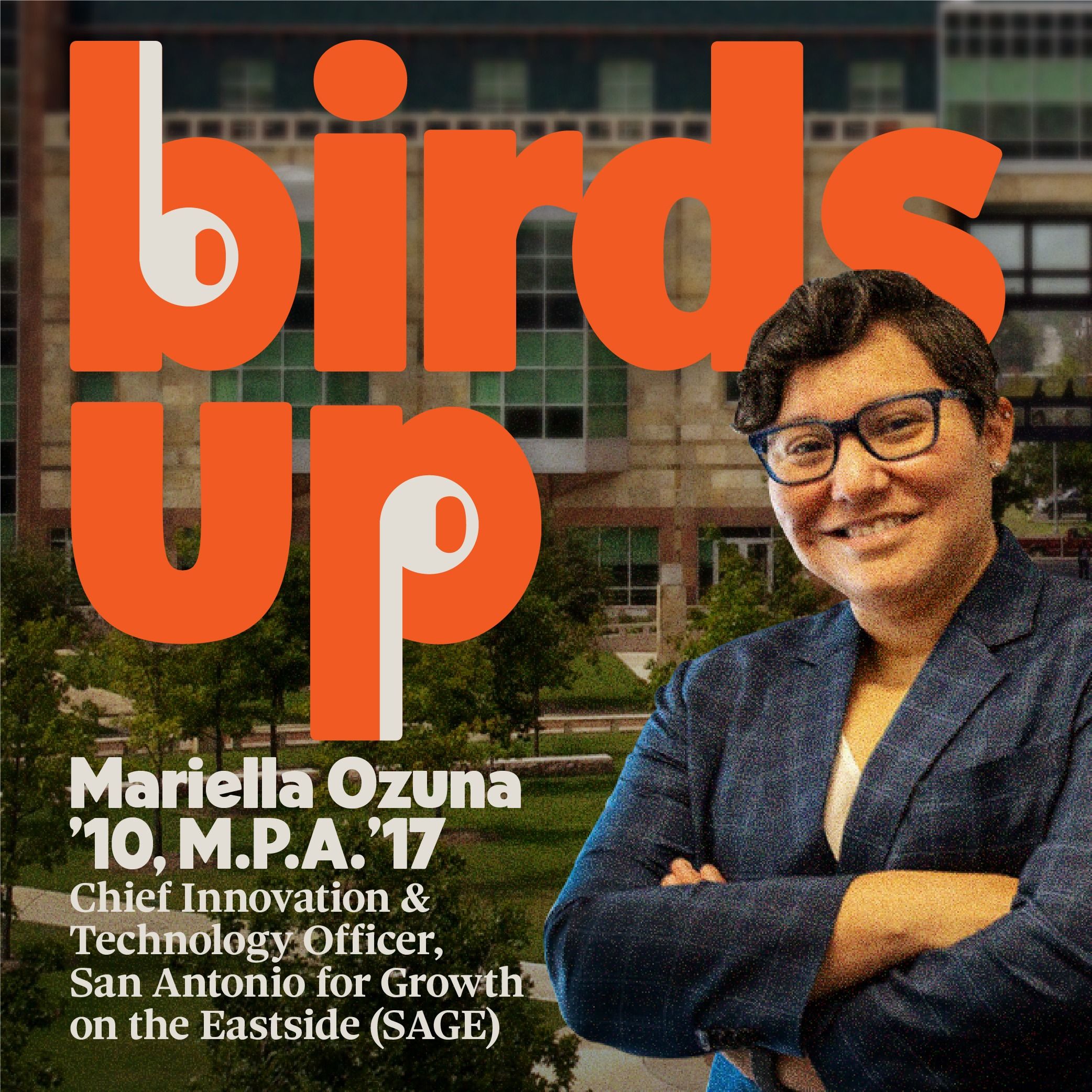 S3E5: San Antonio for Growth on the Eastside - Mariella Ozuna, MPA c/o 2010 & 2017, Chief Innovation and Technology Officer episode artwork