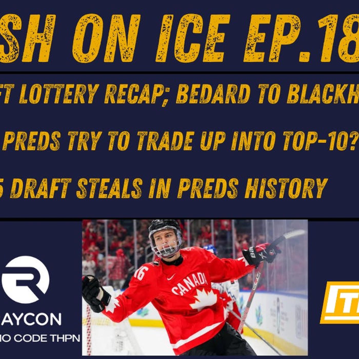 Catfish On Ice Ep.184: NHL Draft Lottery Recap, Blackhawks Win Connor Bedard Sweepstakes, Preds Get 15th Pick