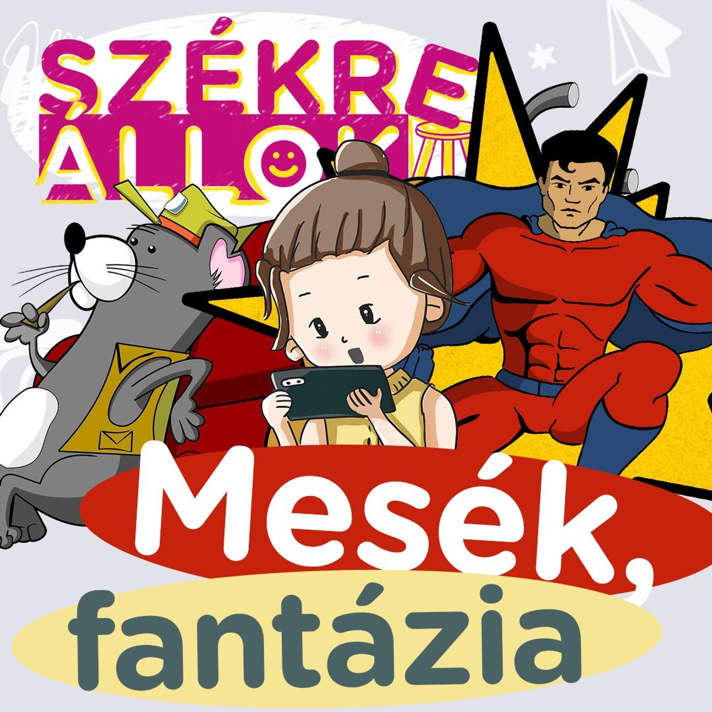A képzelet világa és játékok 🦸‍♂️I Székre Állok Ortutay Dórival és Hajdu Steve-vel