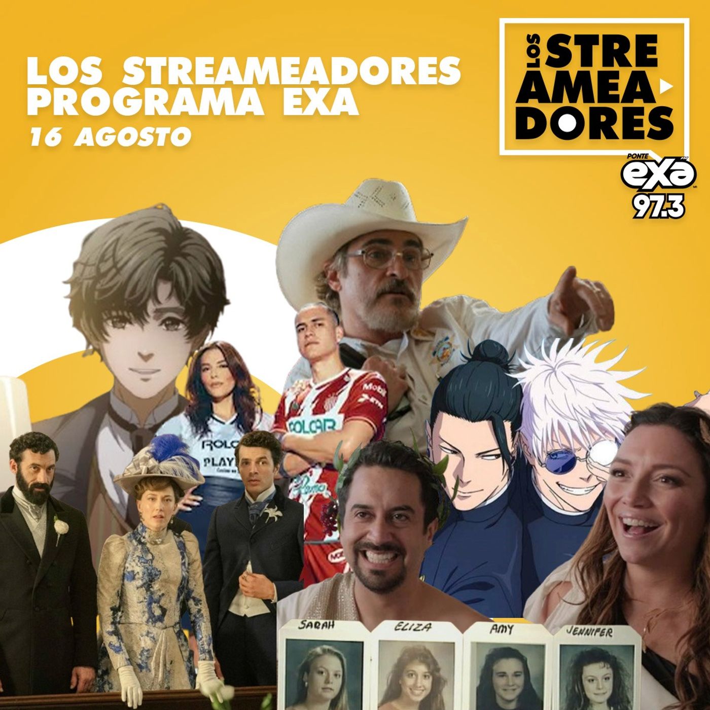 Mirreyes vs Godinez: Las Vegas, La Edad Dorada, Eddington, Jujutsu Kaisen, The Yogurt Shop Murders, Necaxa & Lord of the Mysteries. LOS STREAMEADORES RADIO- 16 DE AGOSTO DEL 2025