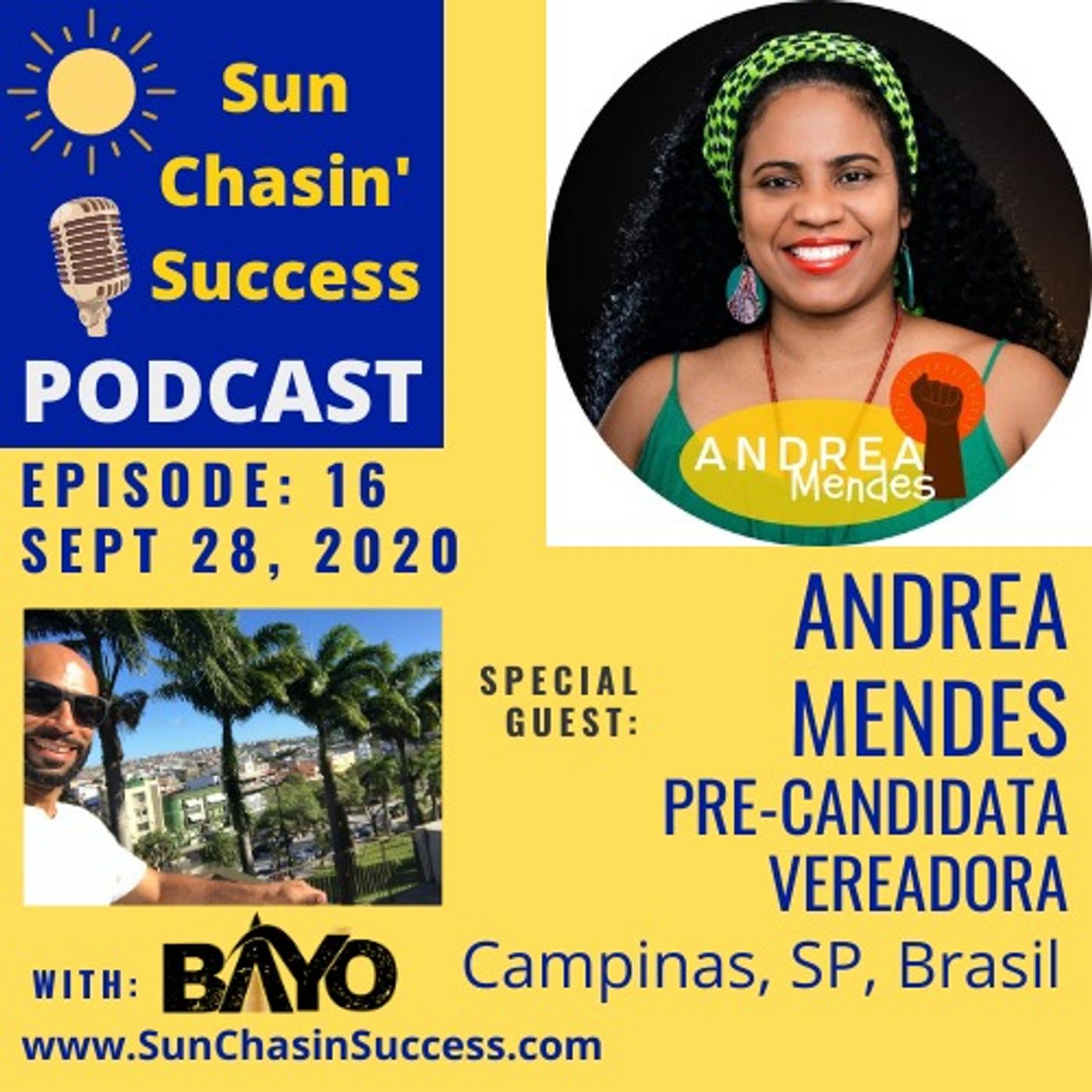 #16 - ANDREA MENDES - Pre-Candidata Vereadora, Campinas, São Paulo, Brasil (Portuguese)