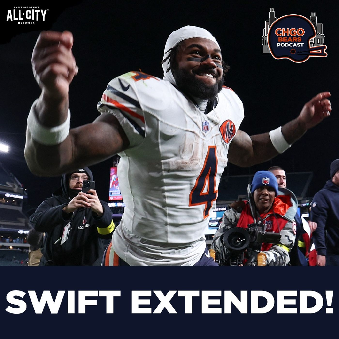 EMERGENCY POD: D’Andre Swift Signs 3-Year Extension with Chicago Bears! | CHGO Bears