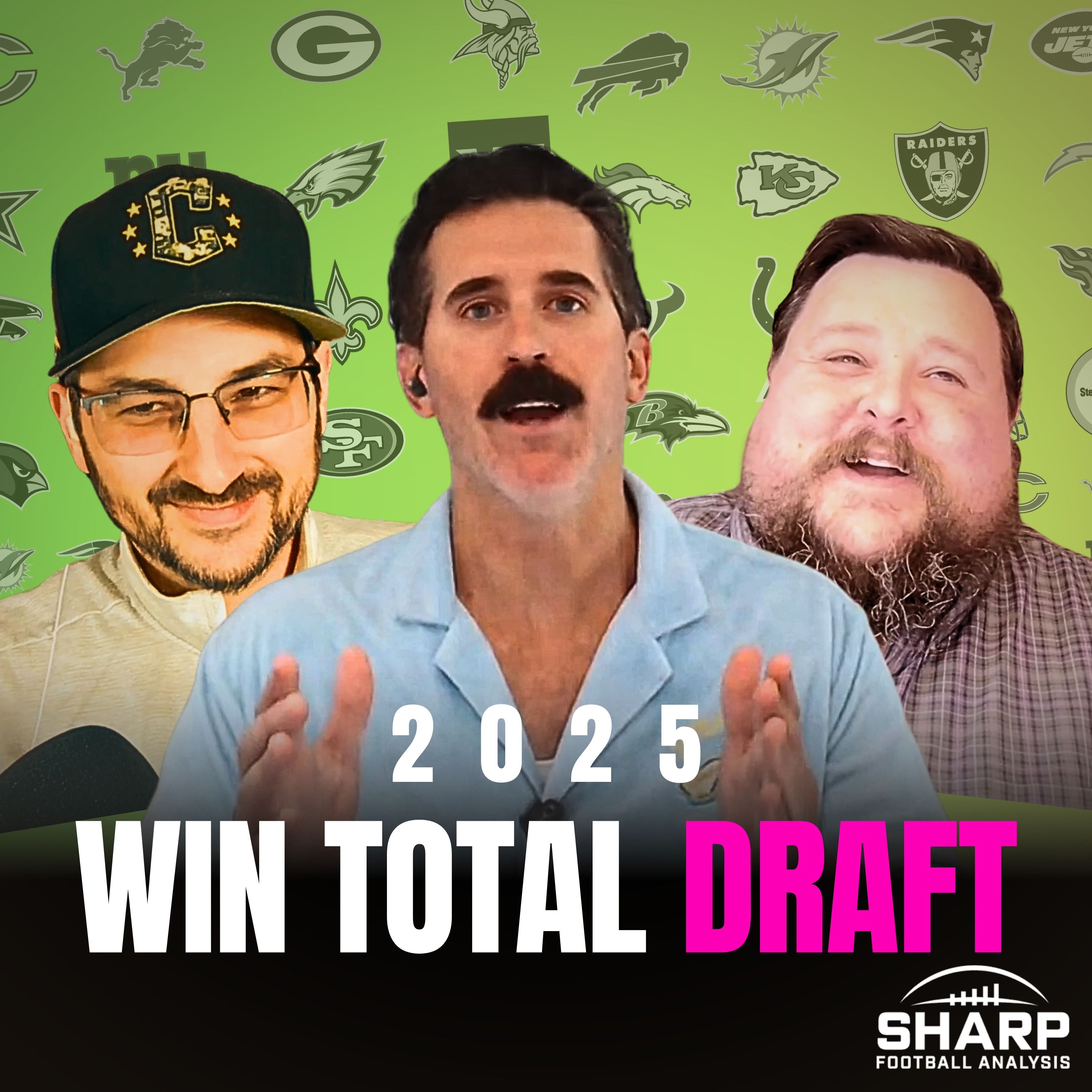 2025 NFL Futures & Win Totals Draft | Best Bets with Warren Sharp and Sharp Football Analysts