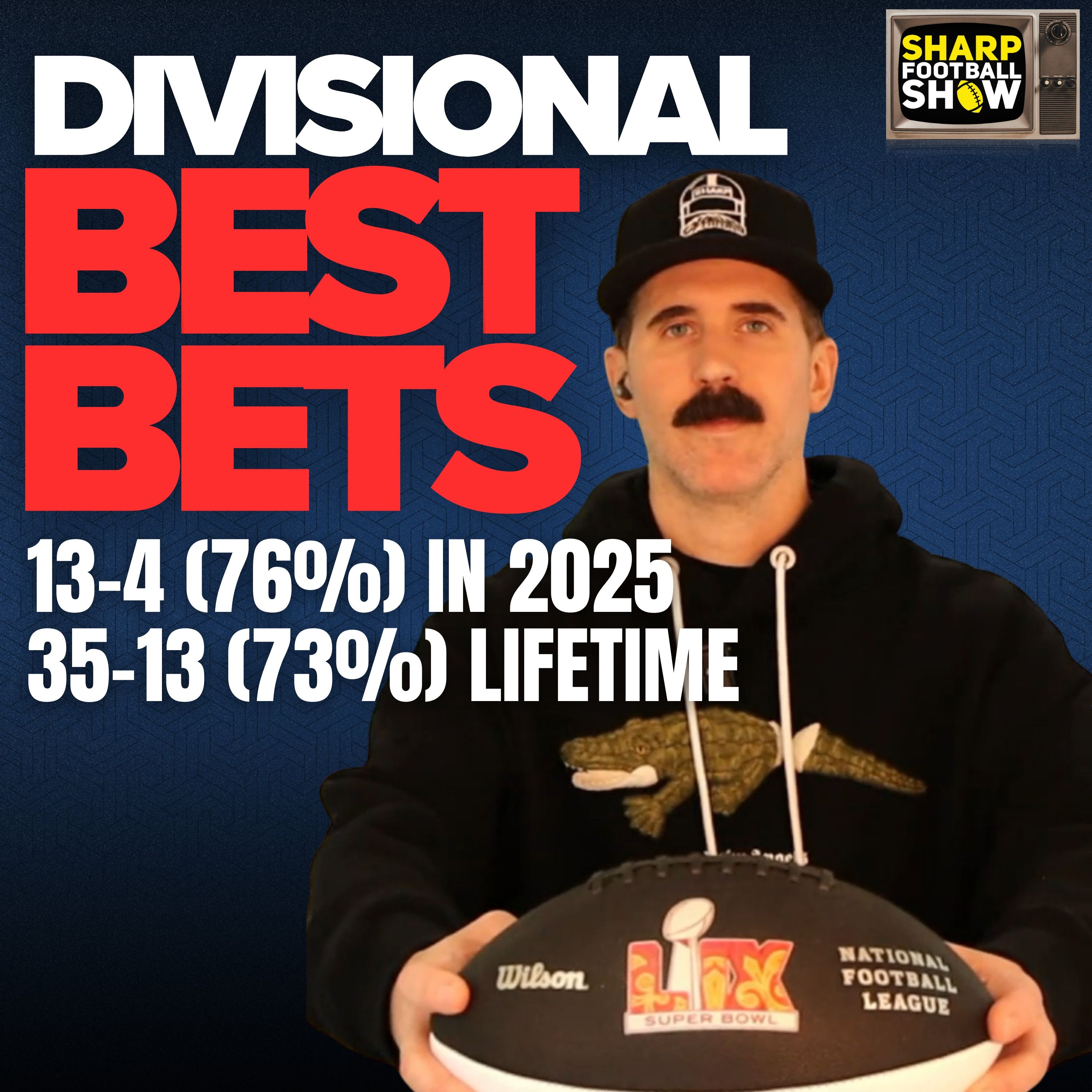 (35-13, 73%) NFL Divisional Playoffs Best Bets & Player Props | Sharp Football Show