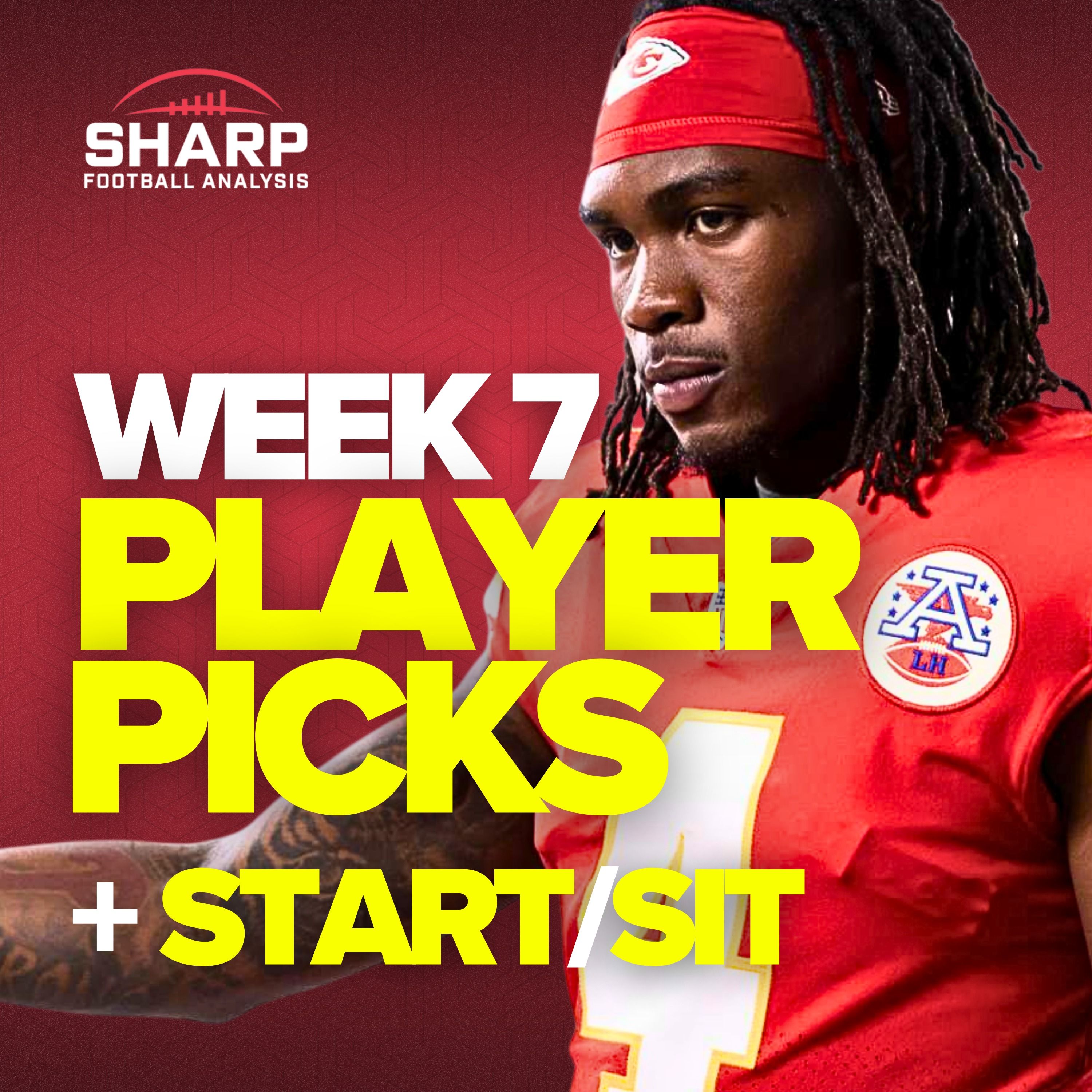 NFL Week 7 breakdown — player picks, sleepers, start-sit advice, DFS value plays, and betting edges