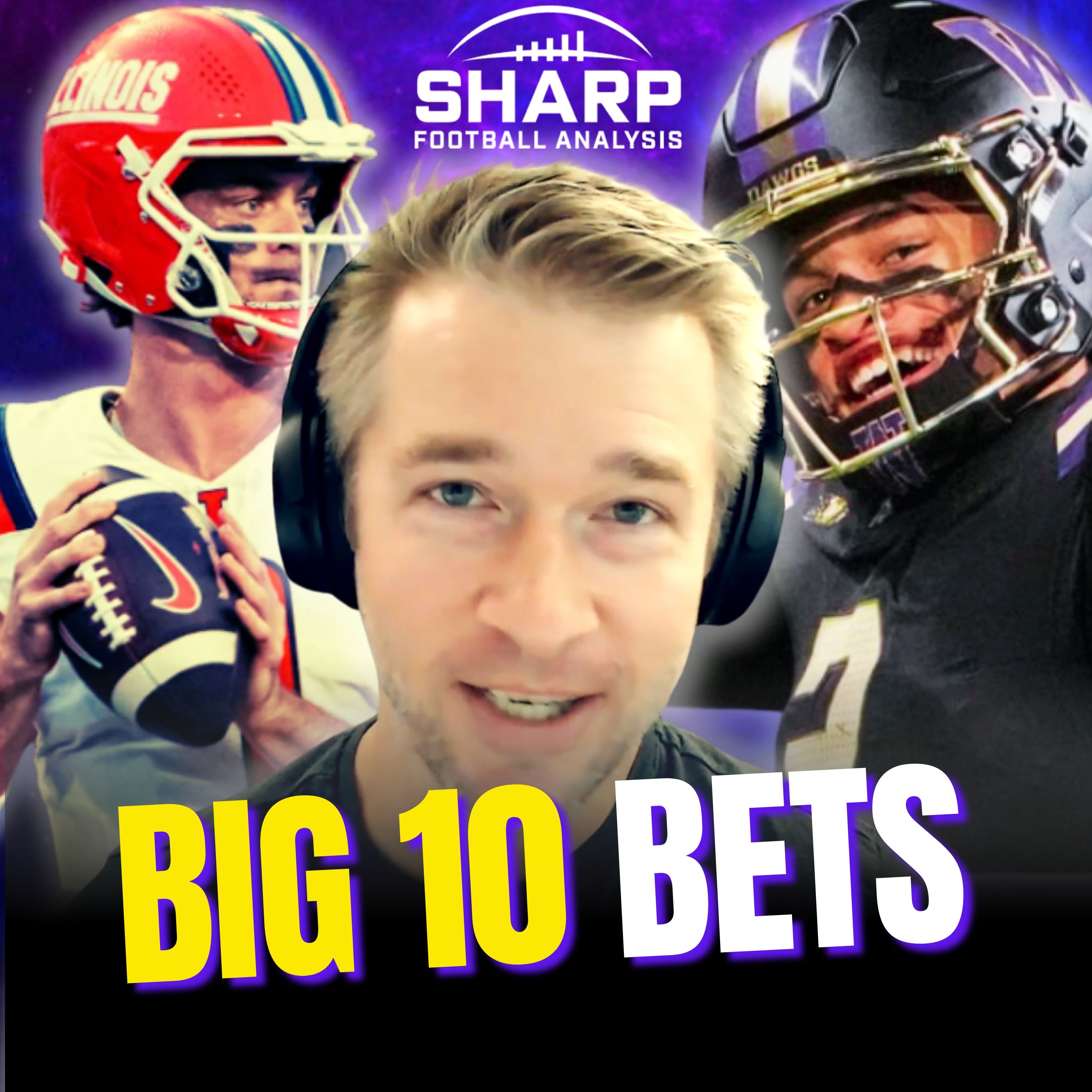 Big Ten Betting Preview 2025 | Illinois Under & Washington Over | Free College Football Picks