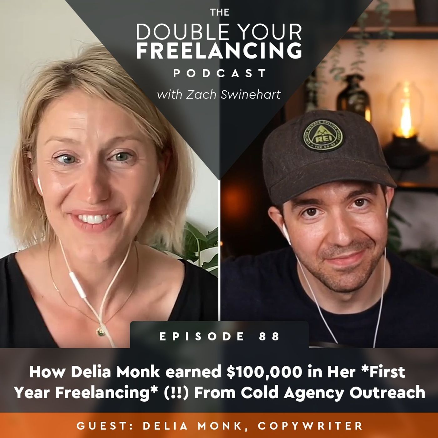 How Delia Monk earned $100,000 in Her *First Year Freelancing* (!!) From Cold Agency Outreach