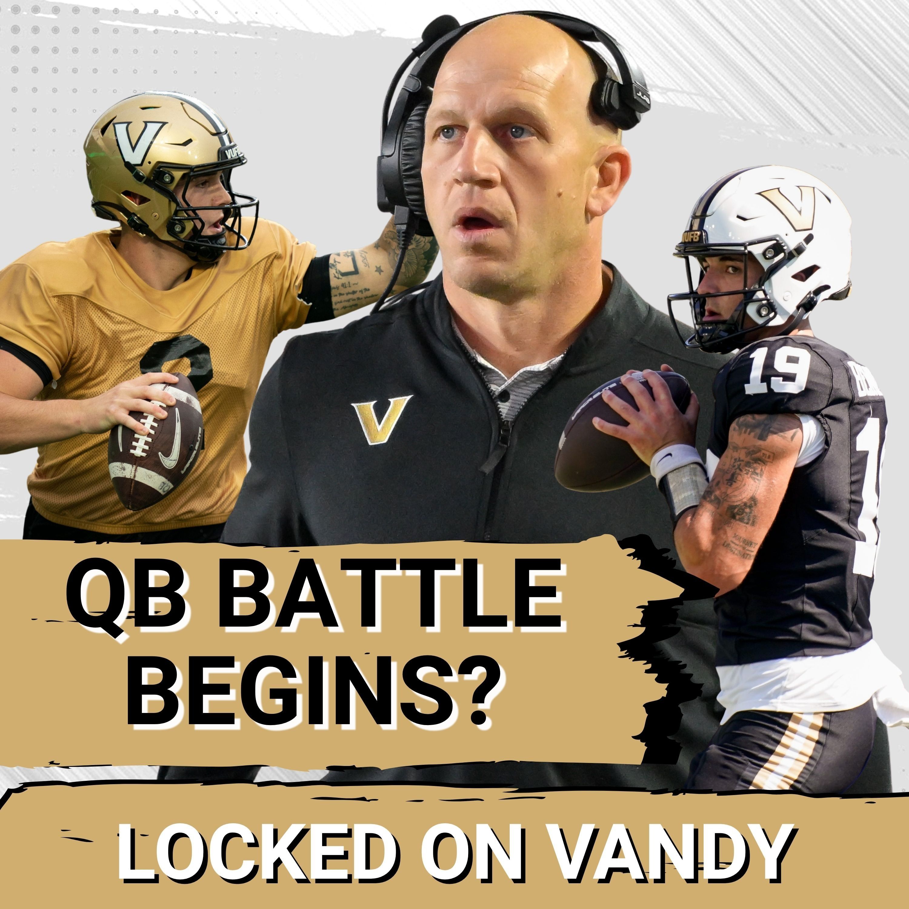 Clark Lea Has a Tough QB Decision Ahead | Vanderbilt Fall Camp episode artwork