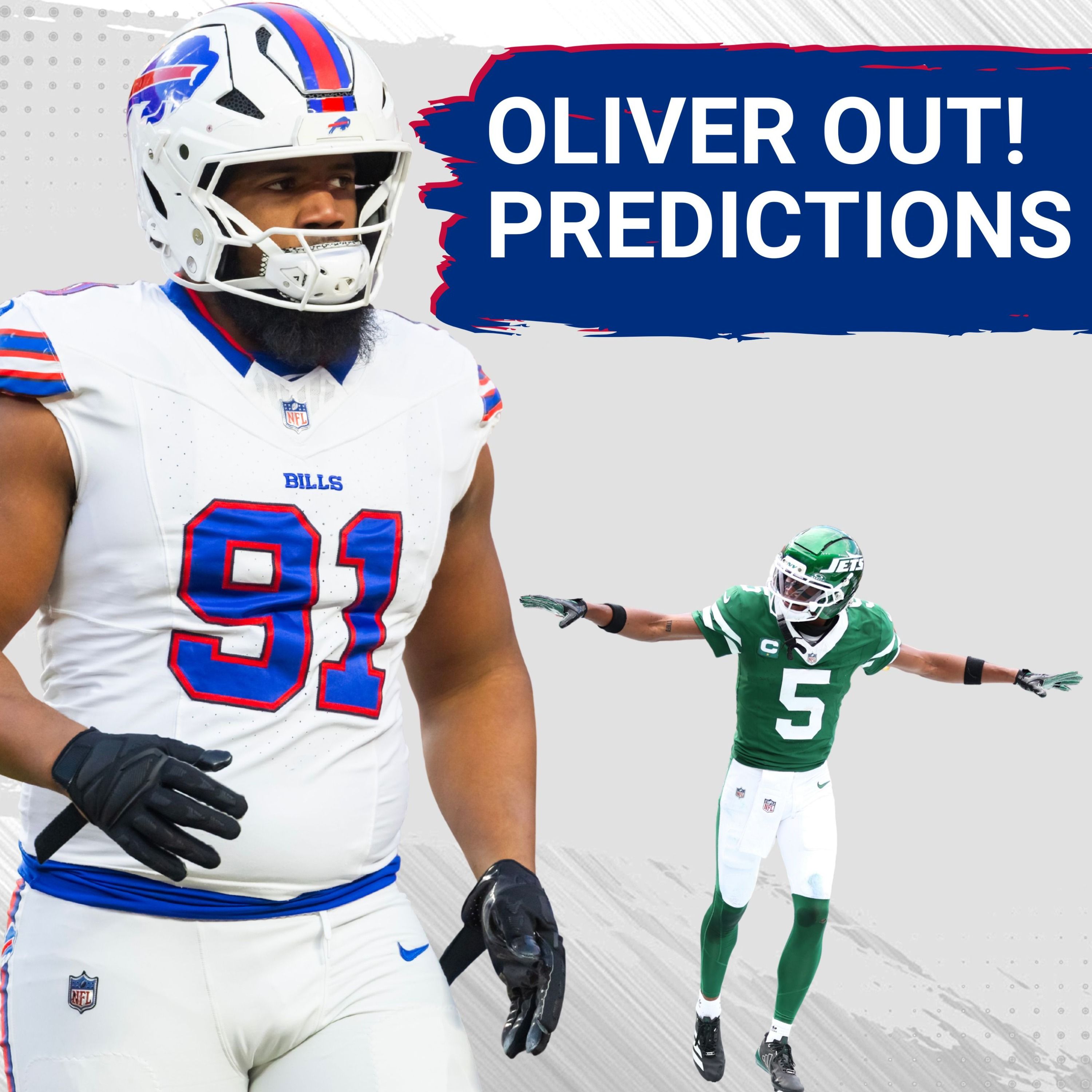 BILLS vs Jets: Ed Oliver OUT, the Punter Switch and Five Predictions for Week 2