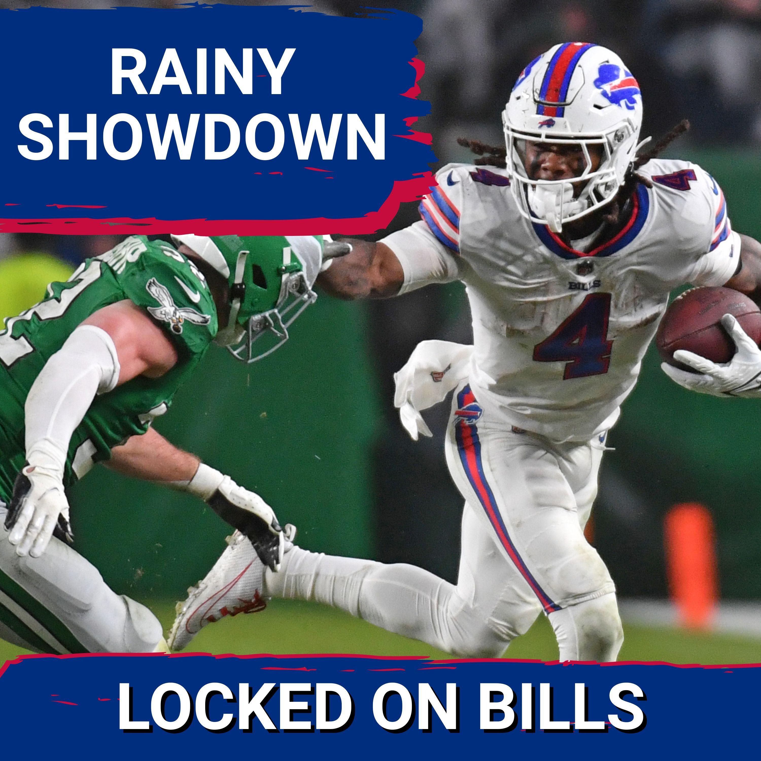 Bills Brace for Rainy Showdown against Eagles – Josh Allen’s Health & James Cook’s Rushing in Focus
