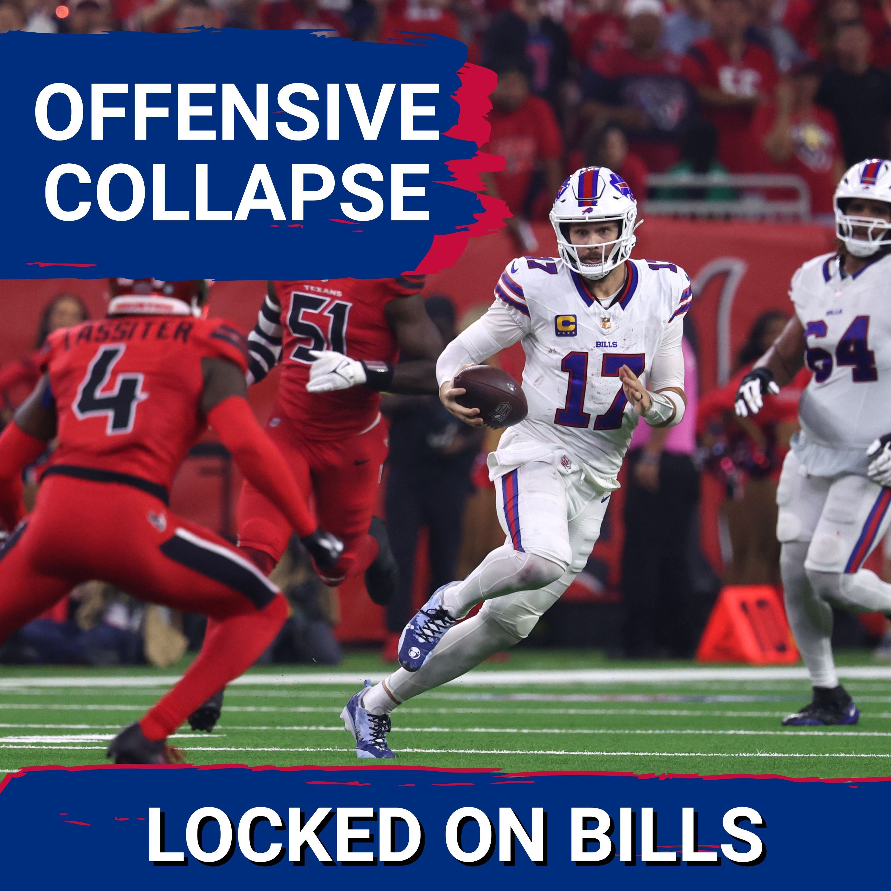 Buffalo Bills' Offense OVERMATCHED by Houston Texans’ Defense | Josh Allen Sacked 8 Times in Loss
