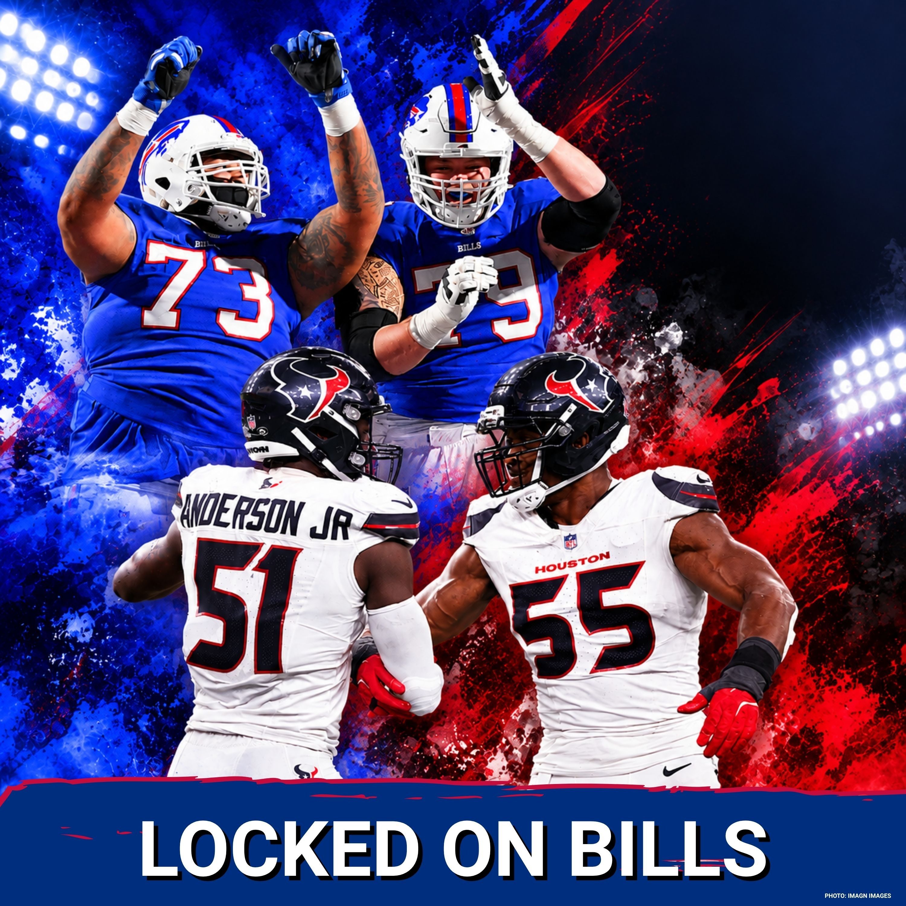 Buffalo Bills face Texans’ Top Pass Rush—Will Spencer Brown and Dion Dawkins RESPOND?
