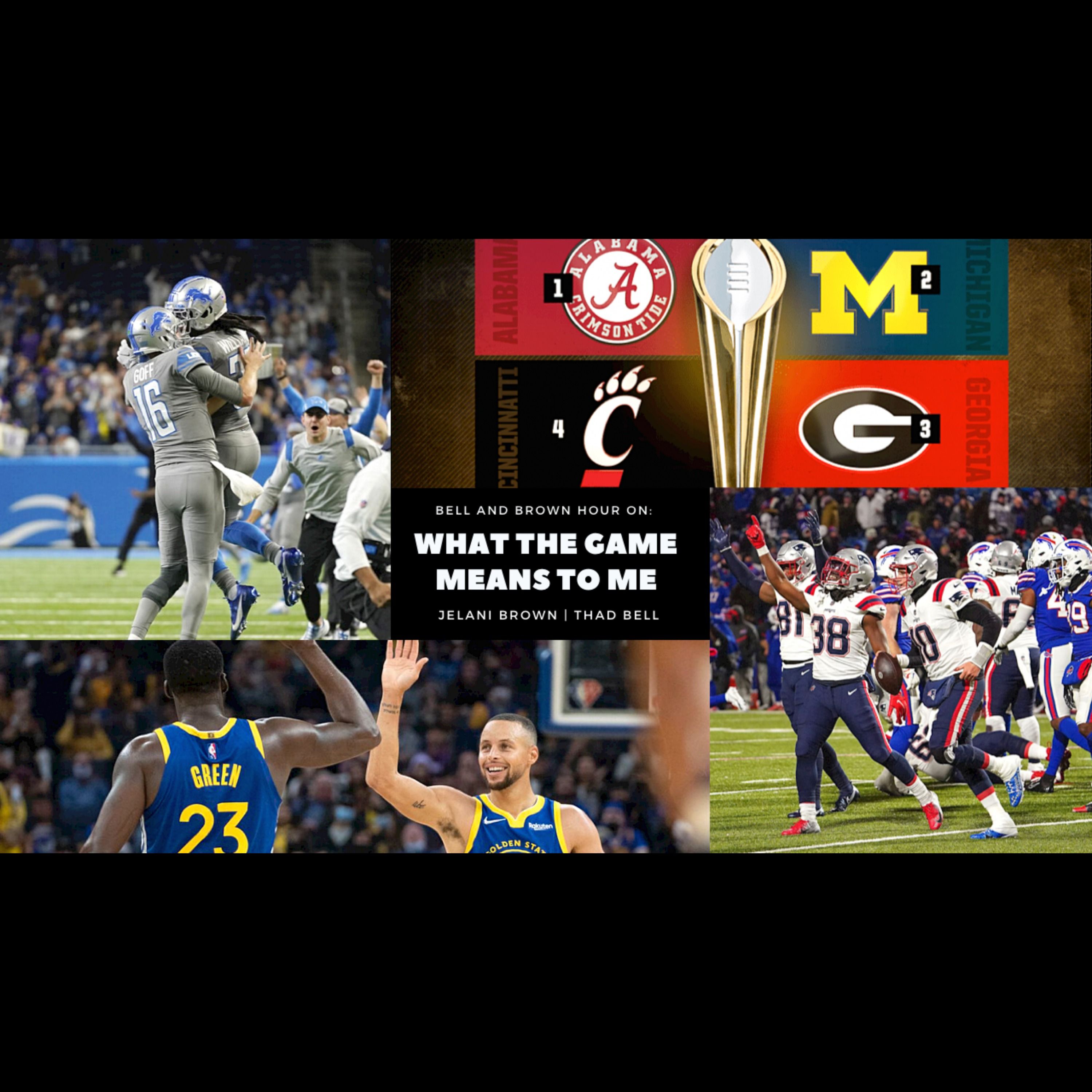 Bell and Brown Hour: CFB Playoff Predictions, Somethin' or Nothin', NBA Contenders & Pretenders, NFL Talk