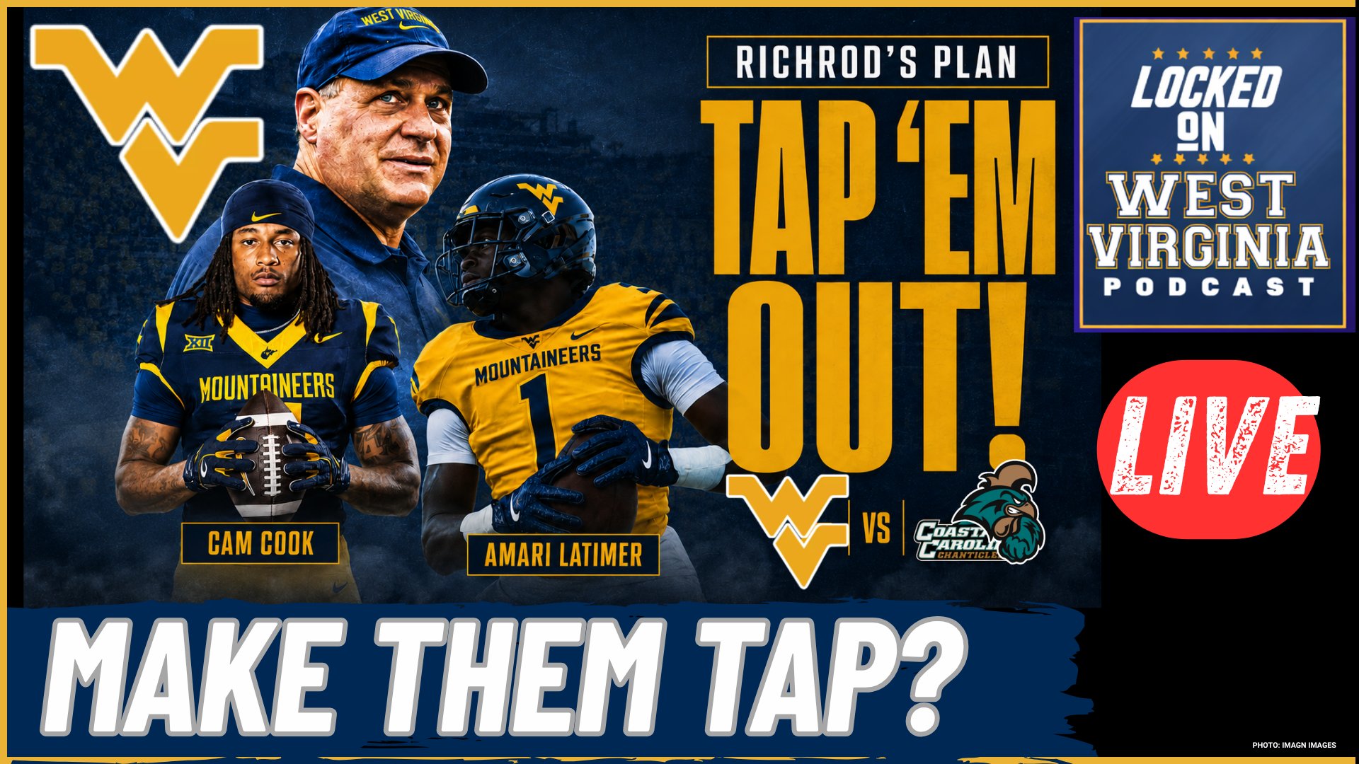 West Virginia INSIDER- Rich Rod Plans to Make Coastal Carolina TAP OUT!