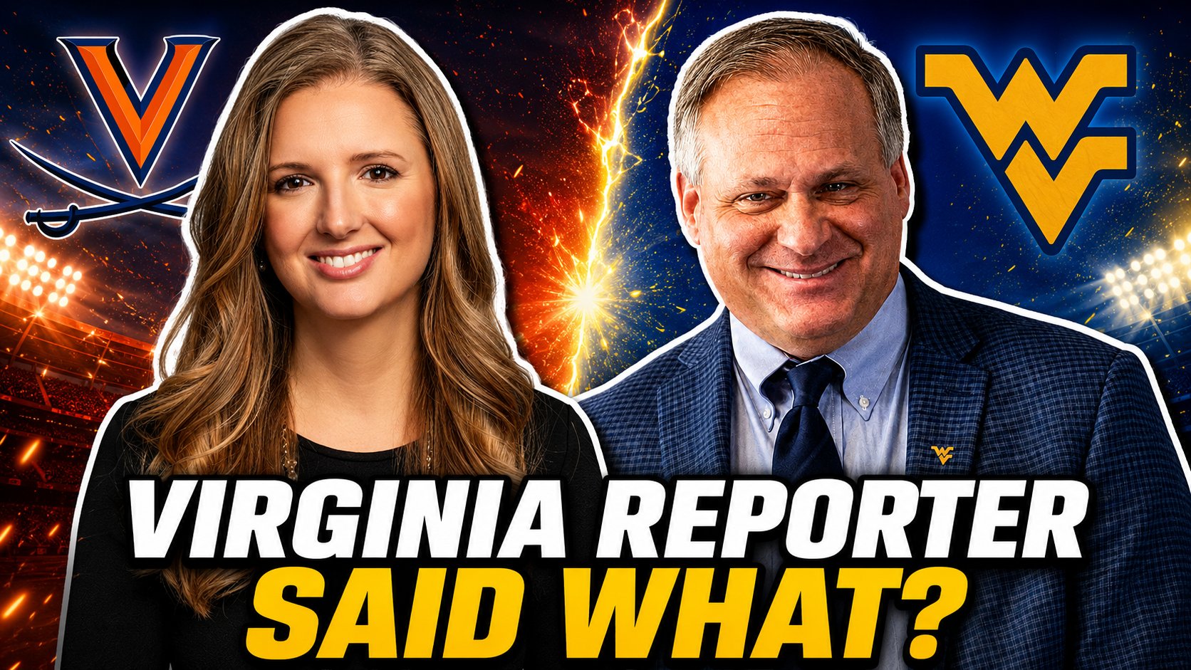 Virginia Cavs Reporter SAID WHAT about West Virginia?