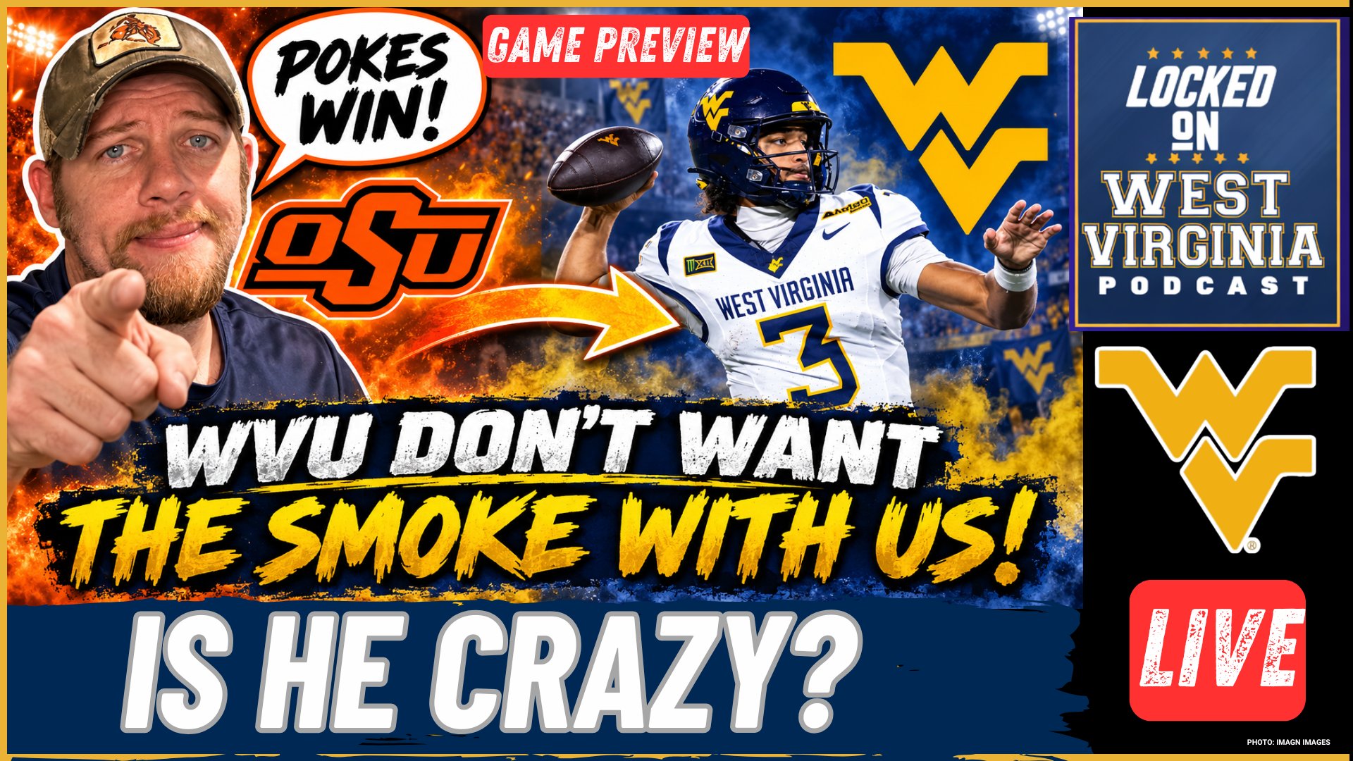 GAME PREVIEW: Oklahoma State Says WVU Doesn’t Want the Smoke-Can the Pokes Back It Up?